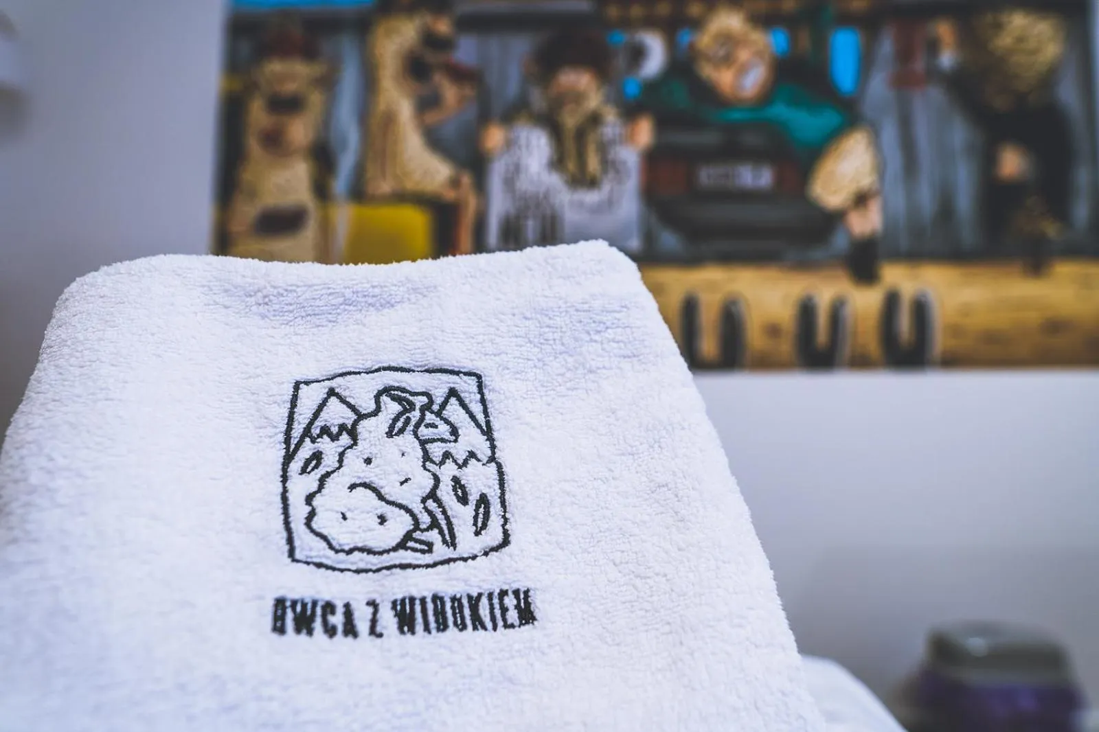 towels in Owca z widokiem