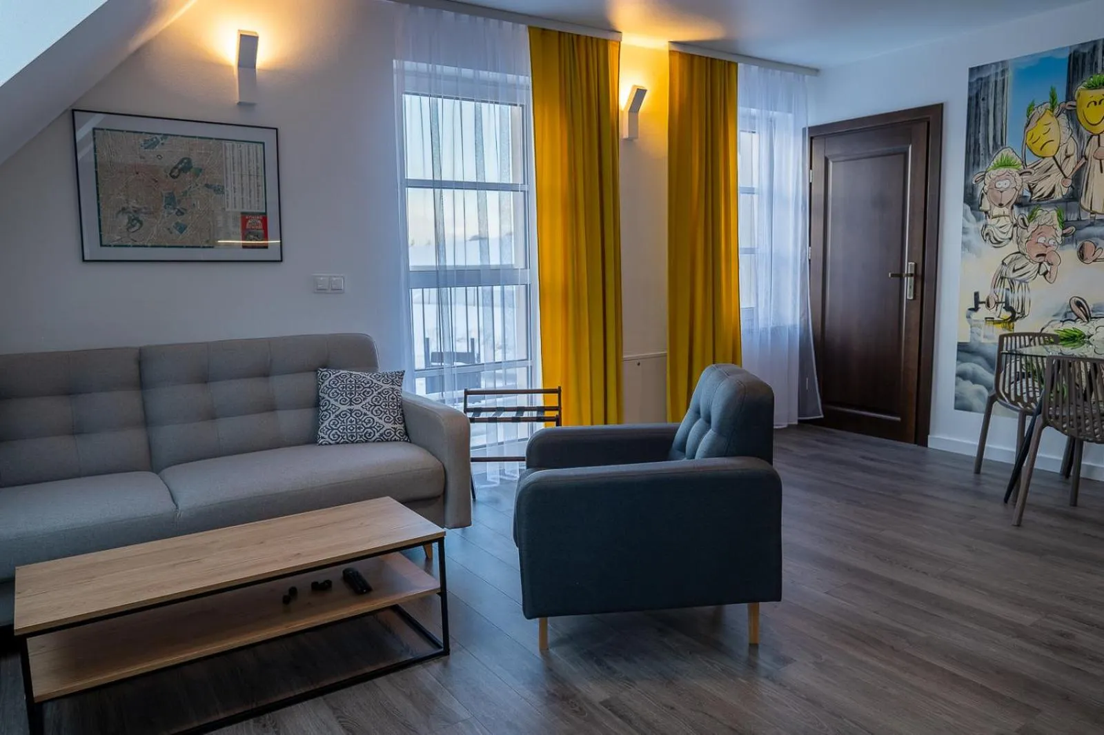 Living room in Owca z widokiem