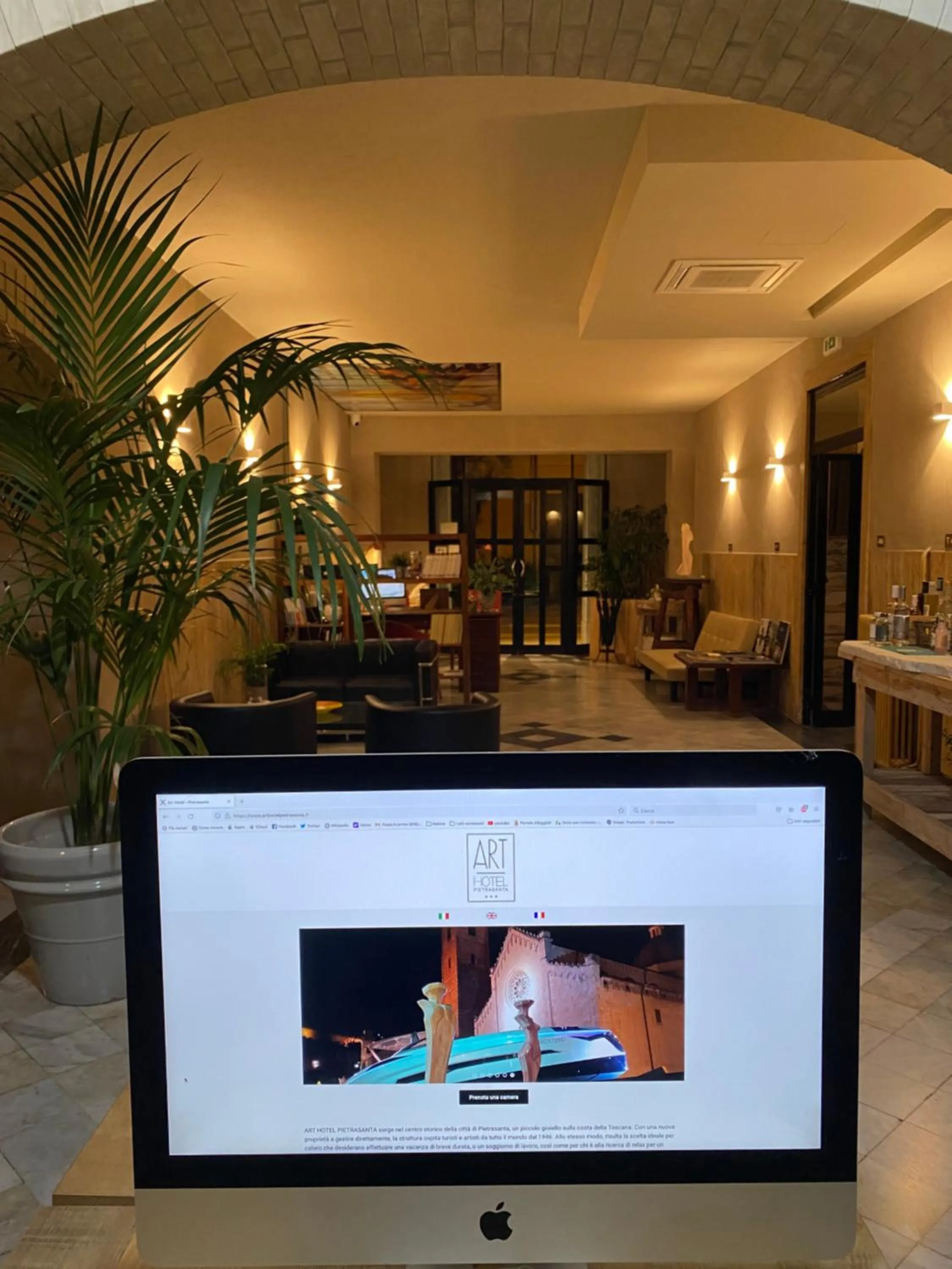 Lobby or reception in Art Hotel Pietrasanta