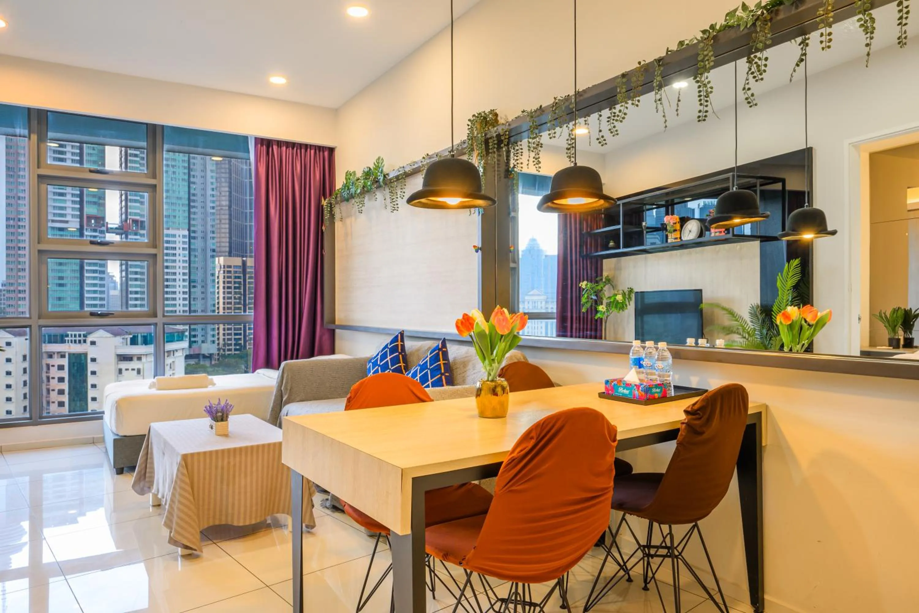 Living room in Greystone Robertson Residence
