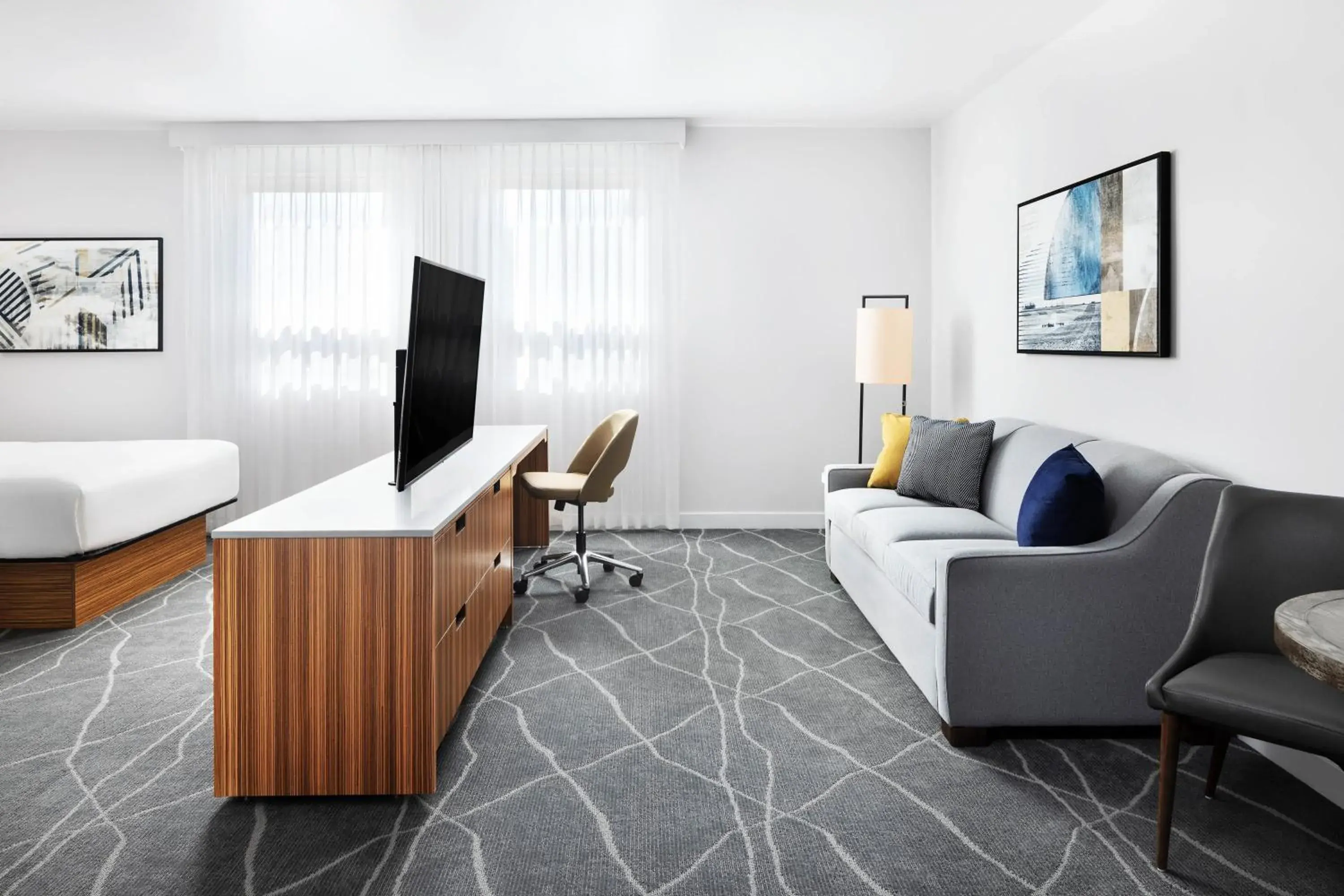 Deluxe Room with Two Queen Beds and Sofa Bed in Delta Hotels by Marriott Grande Prairie Airport Deluxe Room with Two Queen Beds and Sofa Bed in Delta Hotels by Marriott Grande Prairie Airport