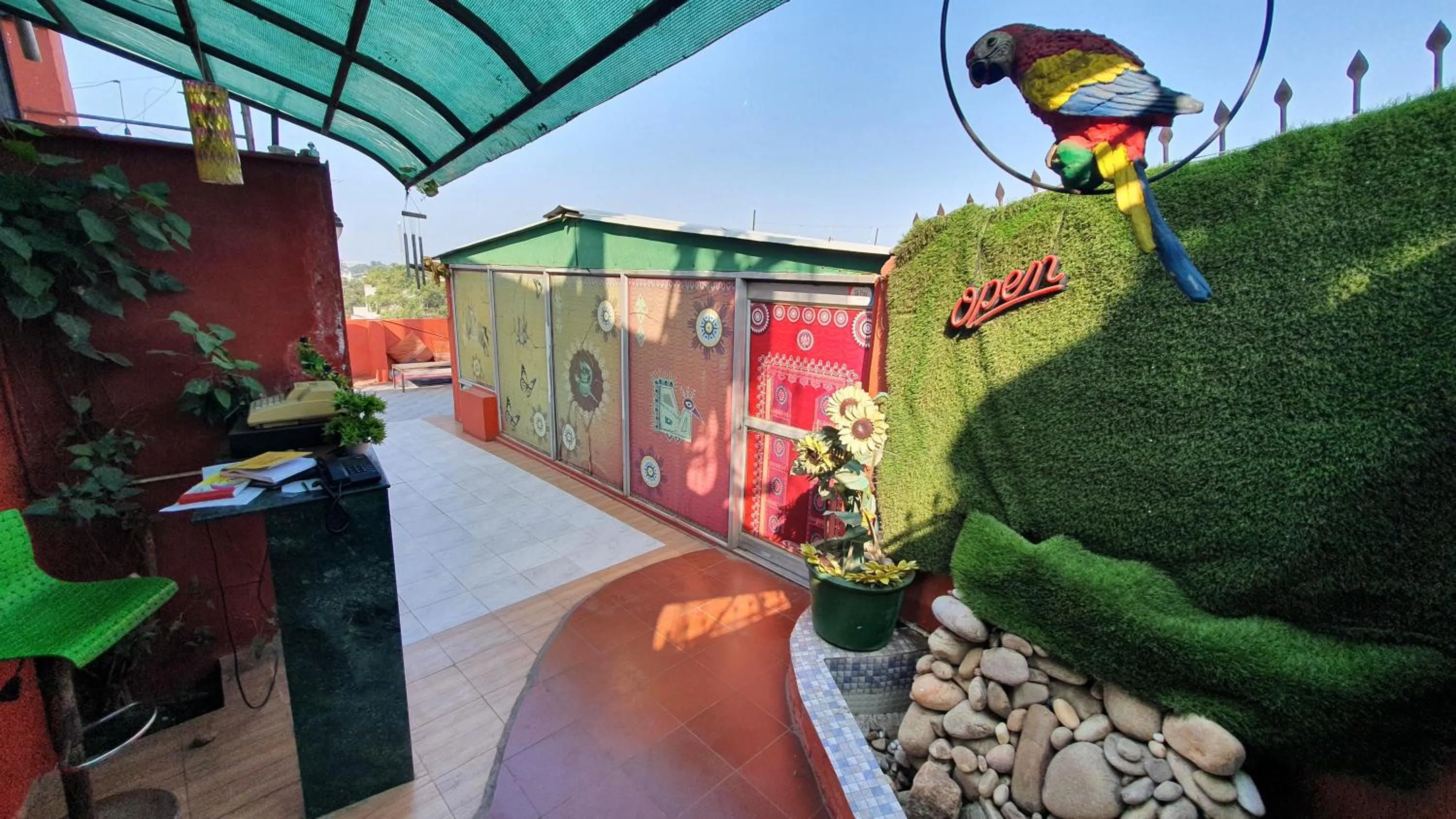 Garden view in HOTEL KRISHNA