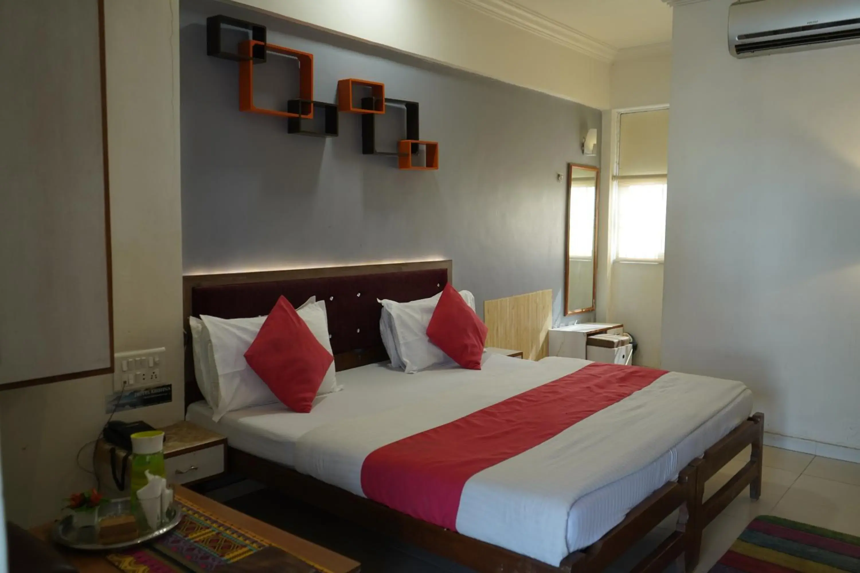 Bed in HOTEL KRISHNA Bed in HOTEL KRISHNA