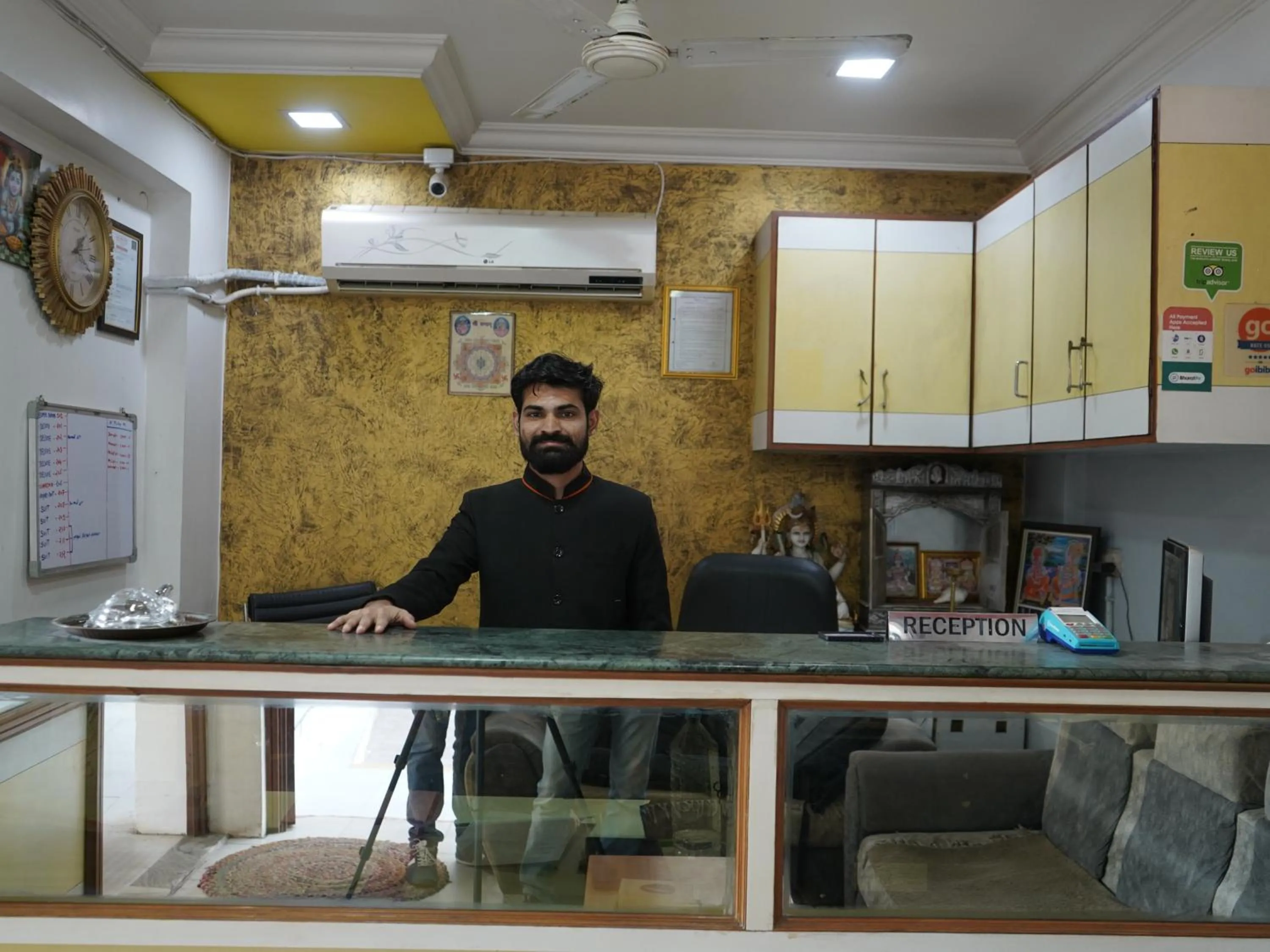 Lobby or reception in HOTEL KRISHNA