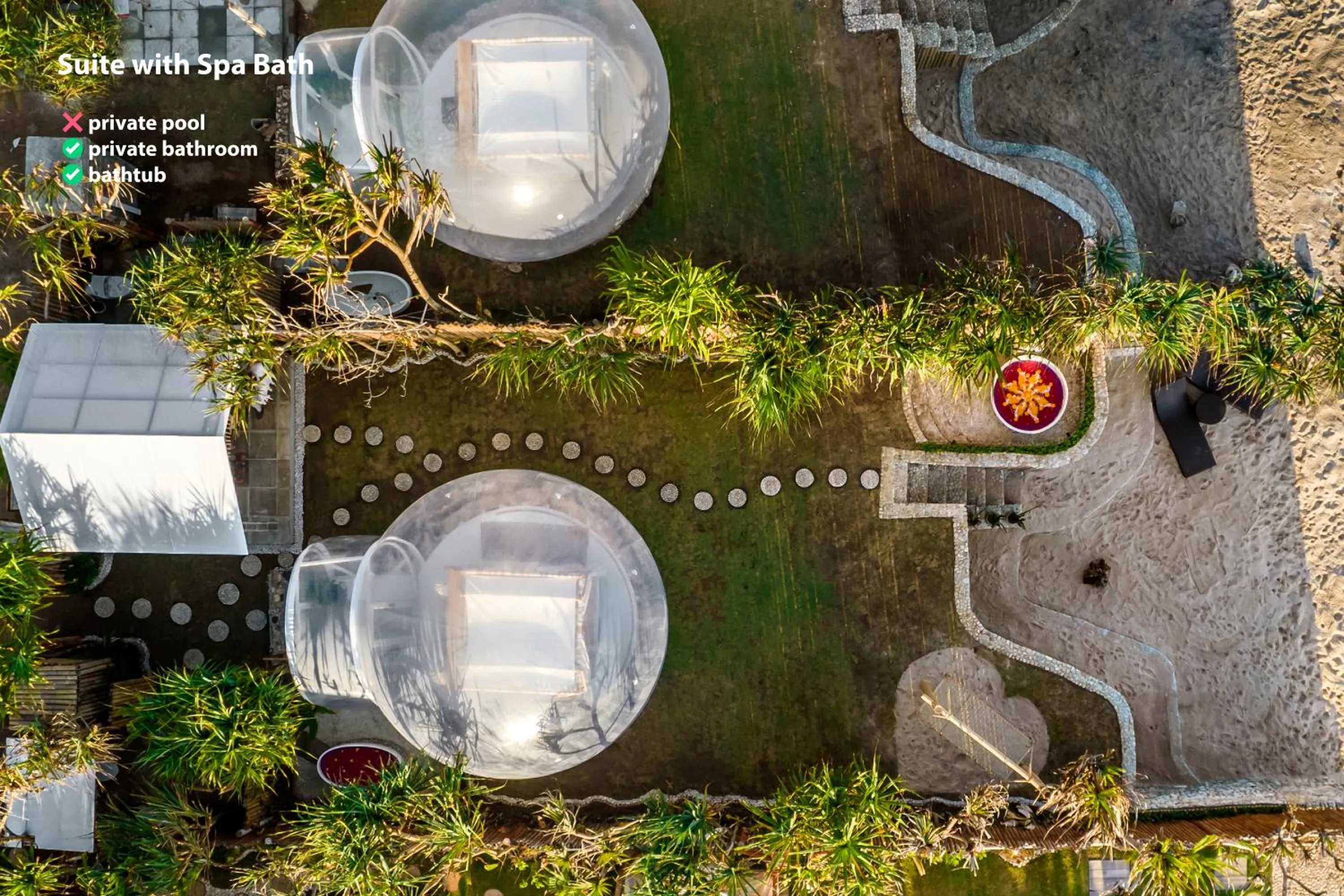 Bird's eye view in Bubble Hotel Nyang Nyang - Adults only