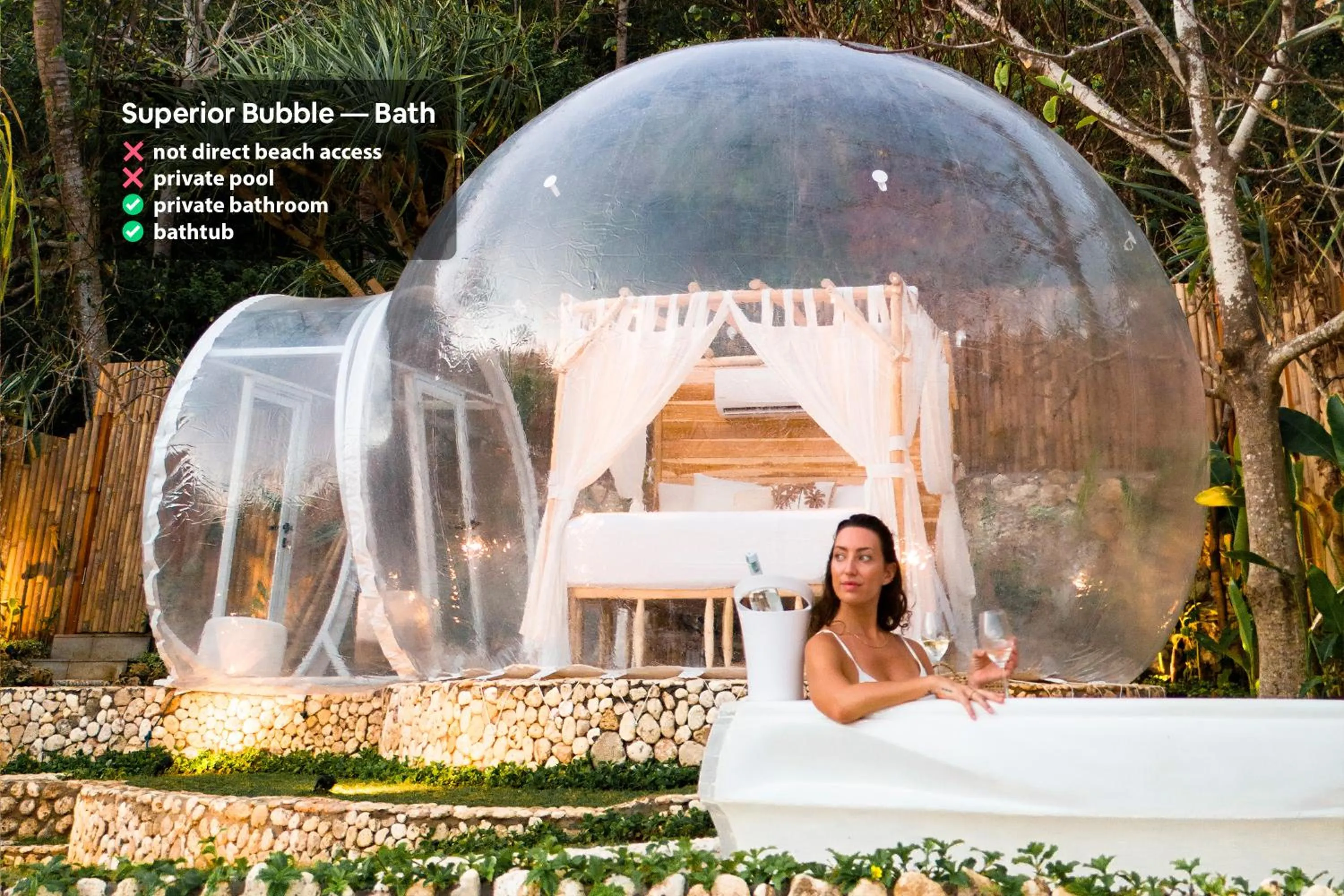 Bath in Bubble Hotel Nyang Nyang - Adults only