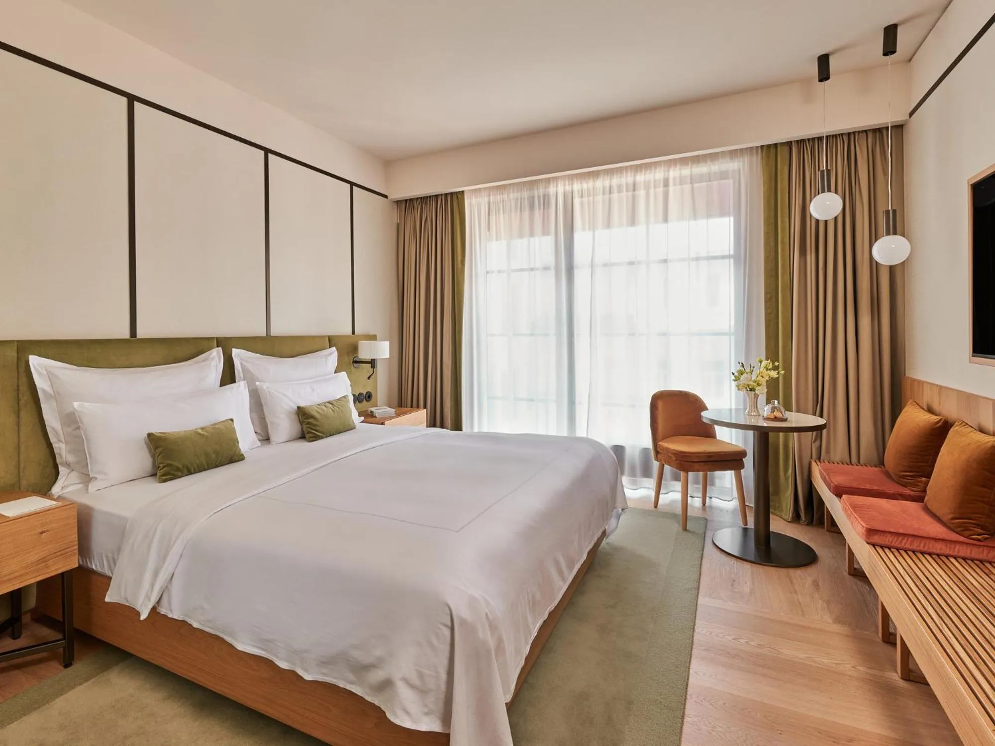 Bed in The Julius Prague