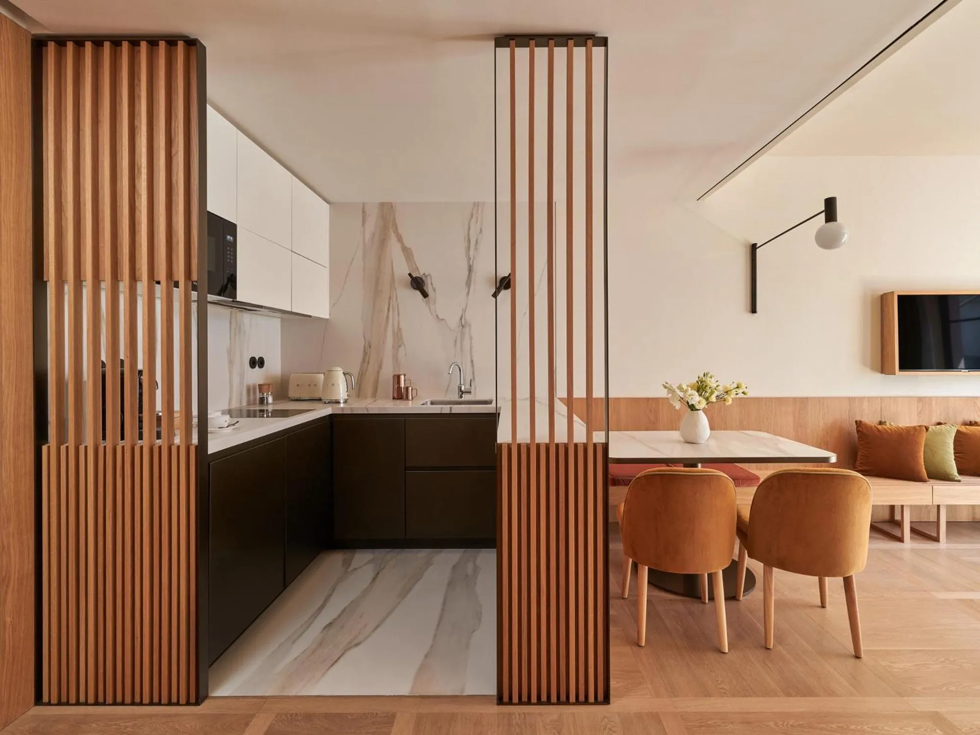 kitchen in The Julius Prague