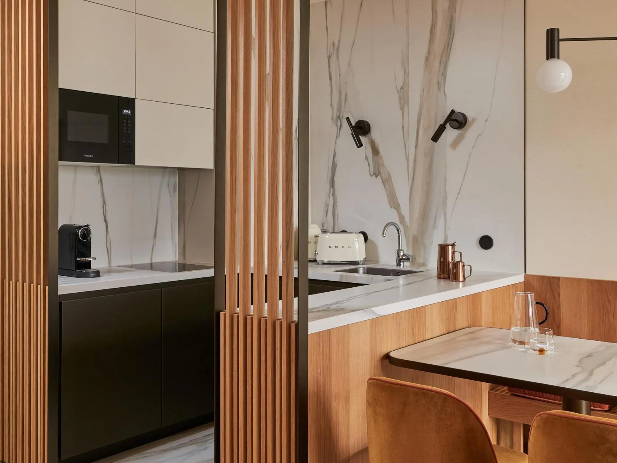 kitchen in The Julius Prague