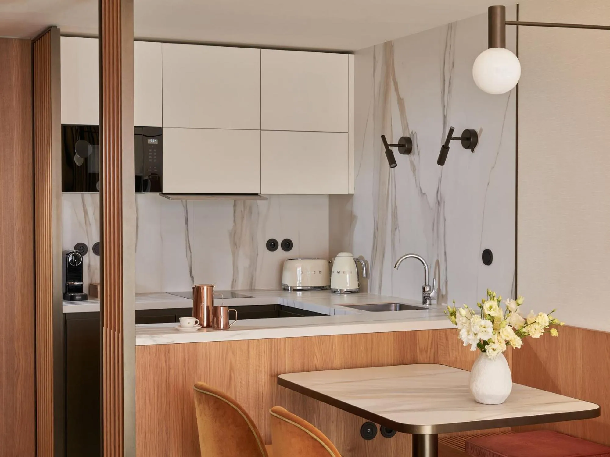 kitchen in The Julius Prague