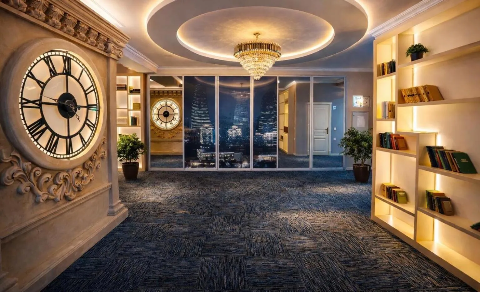 Living room in The Clocktower Hotel