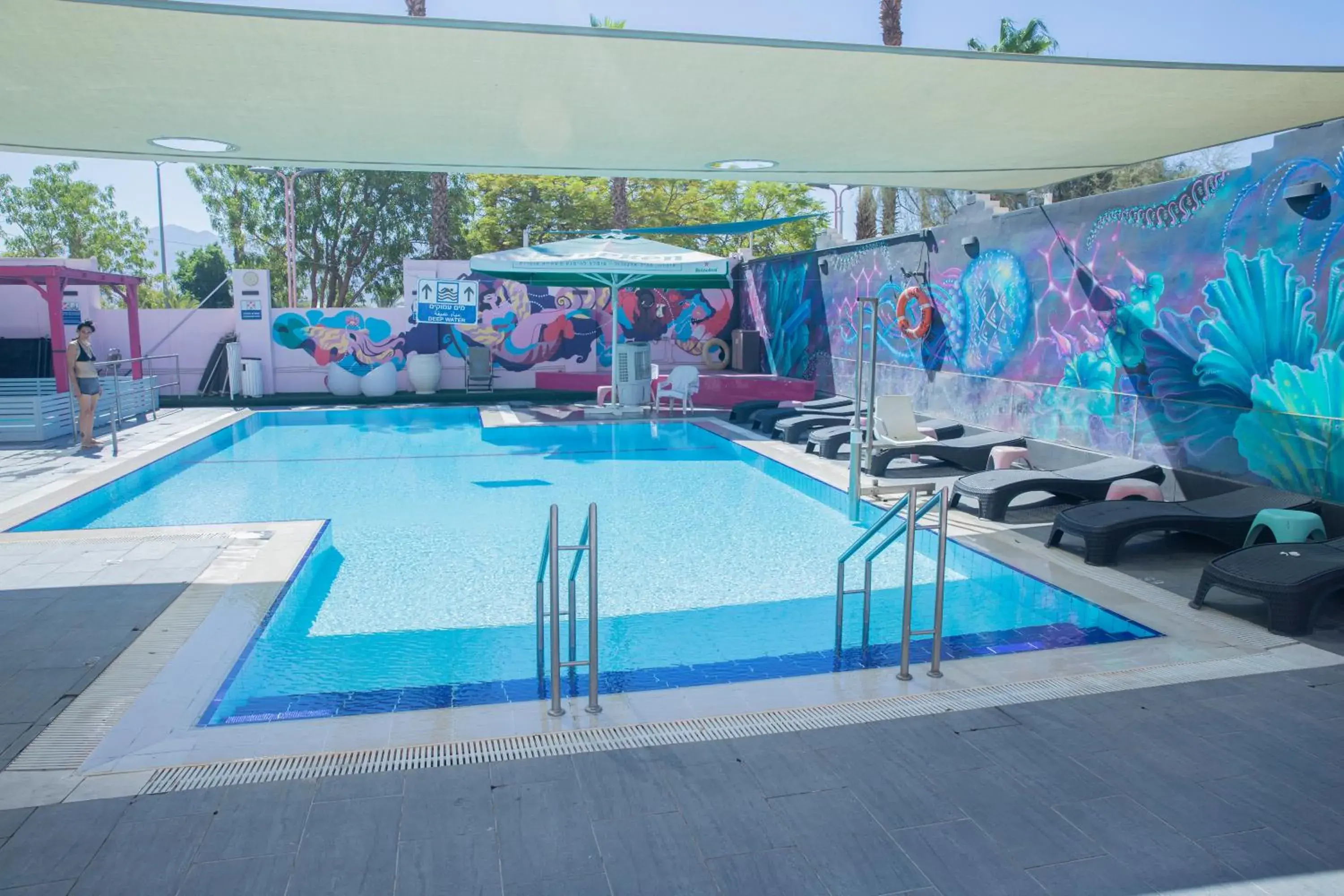 Pool view in Abraham Eilat Pool view in Abraham Eilat