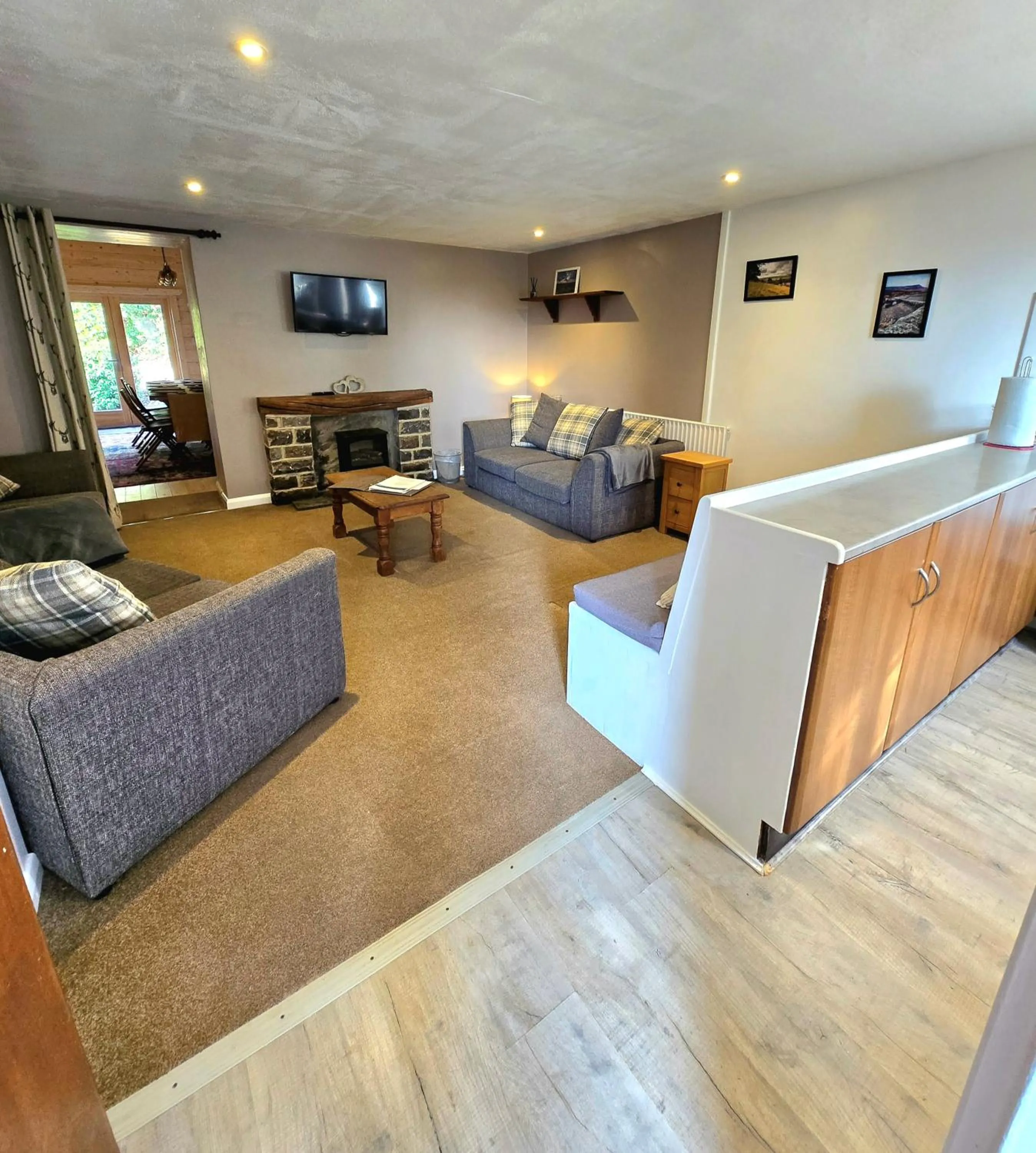 Living room in Birch Cottage