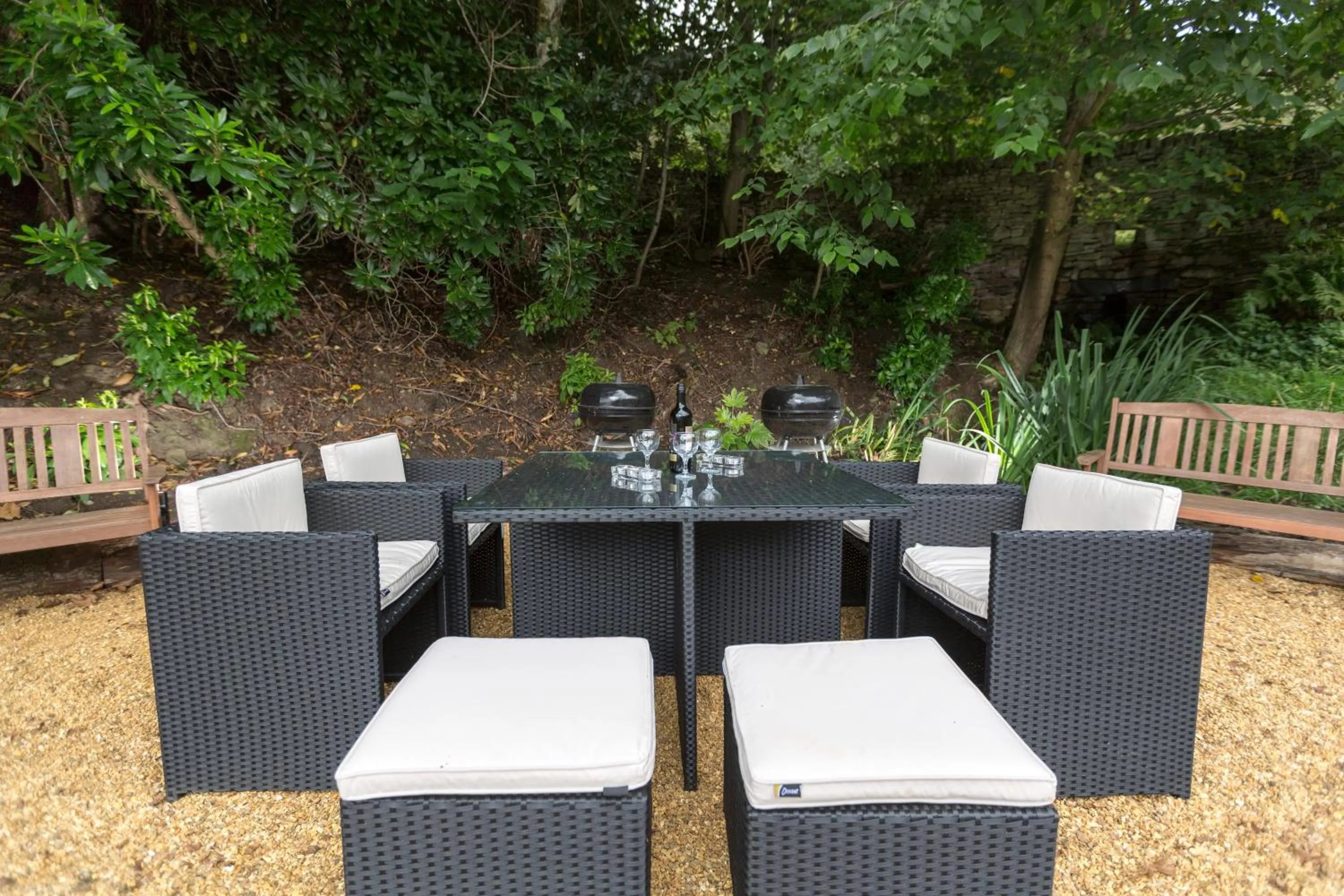 BBQ facilities in Birch Cottage