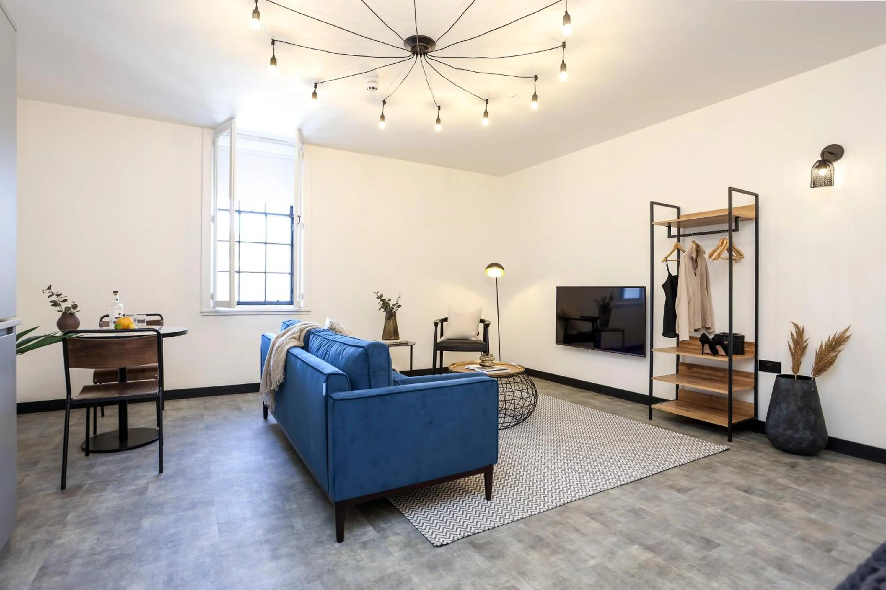 Living room in The Brewers Rooms Contemporary Aparthotel