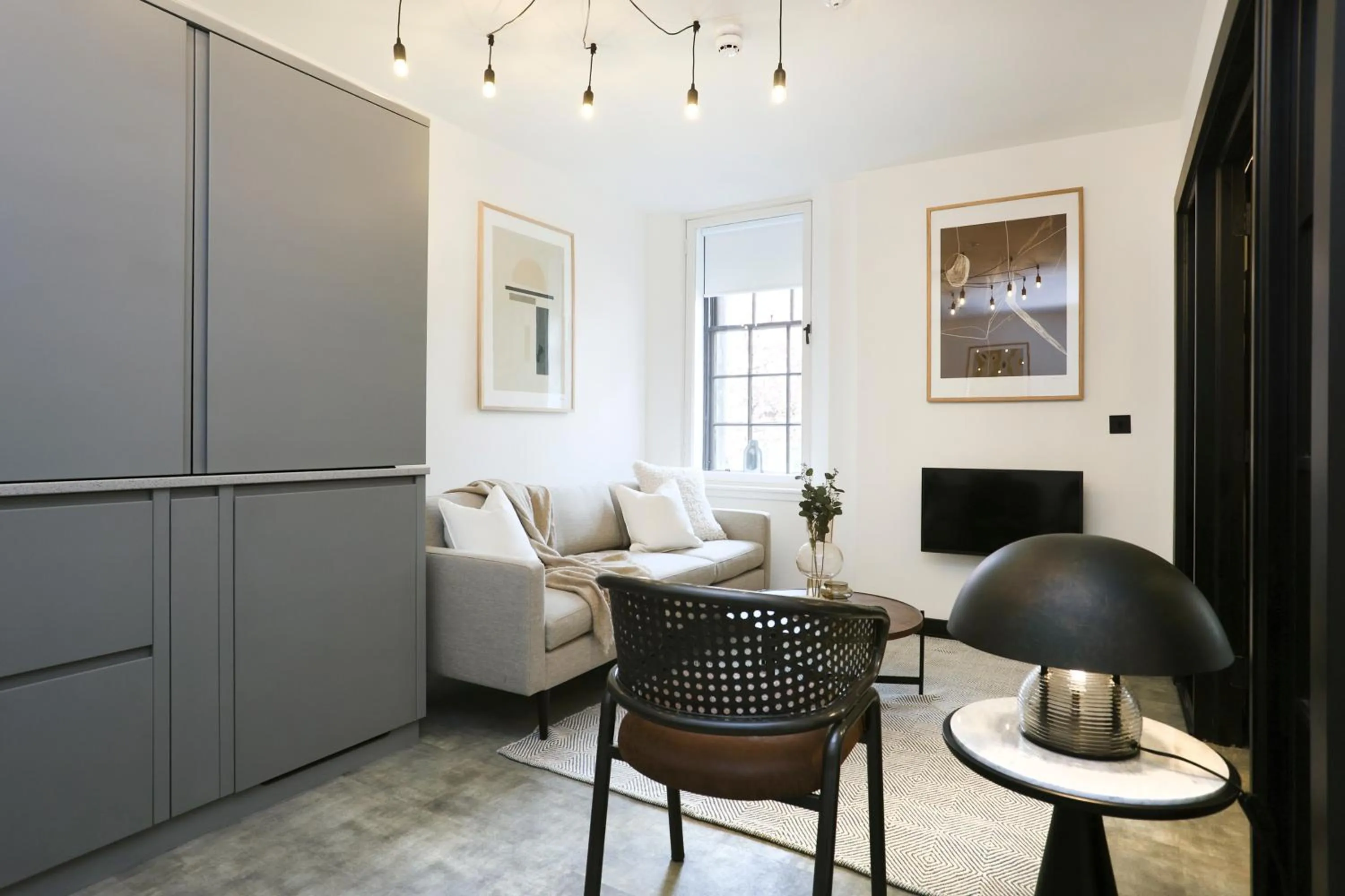 Living room in The Brewers Rooms Contemporary Aparthotel