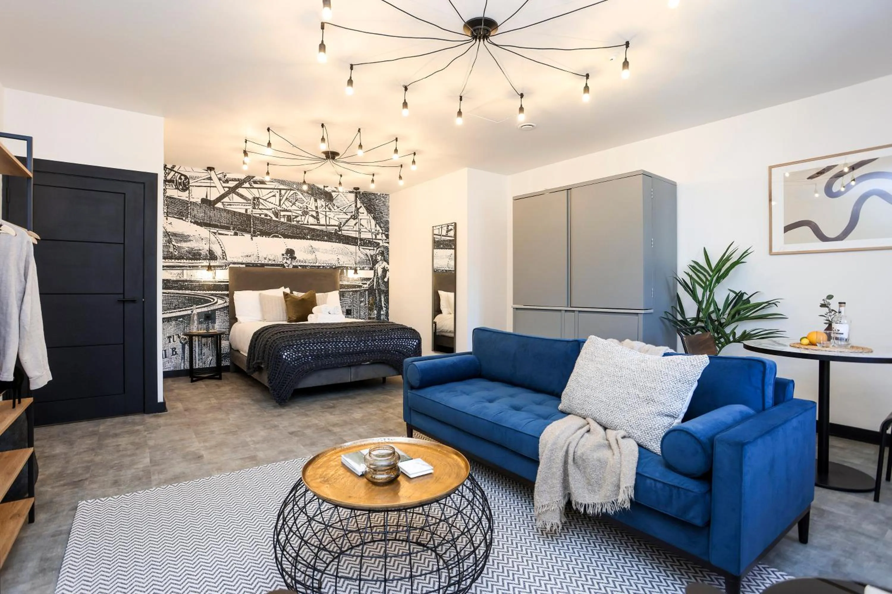 Living room in The Brewers Rooms Contemporary Aparthotel