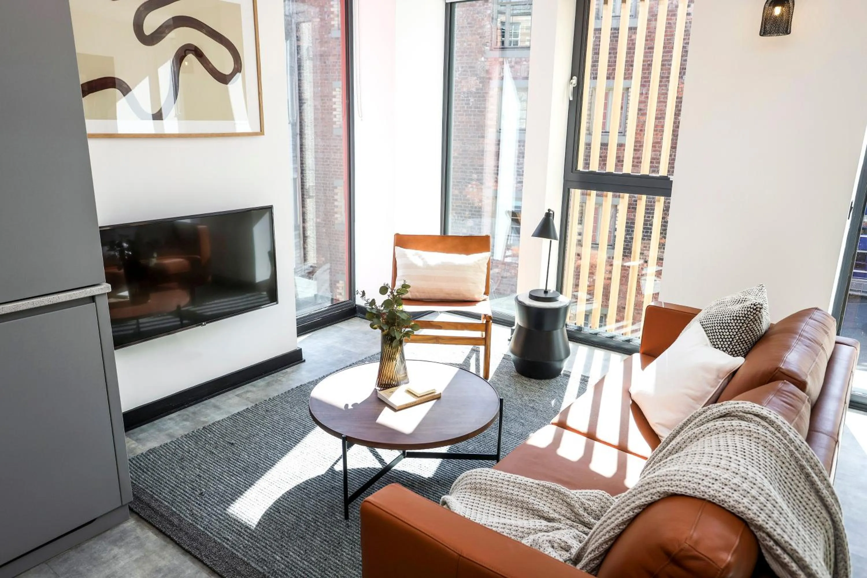 Living room in The Brewers Rooms Contemporary Aparthotel