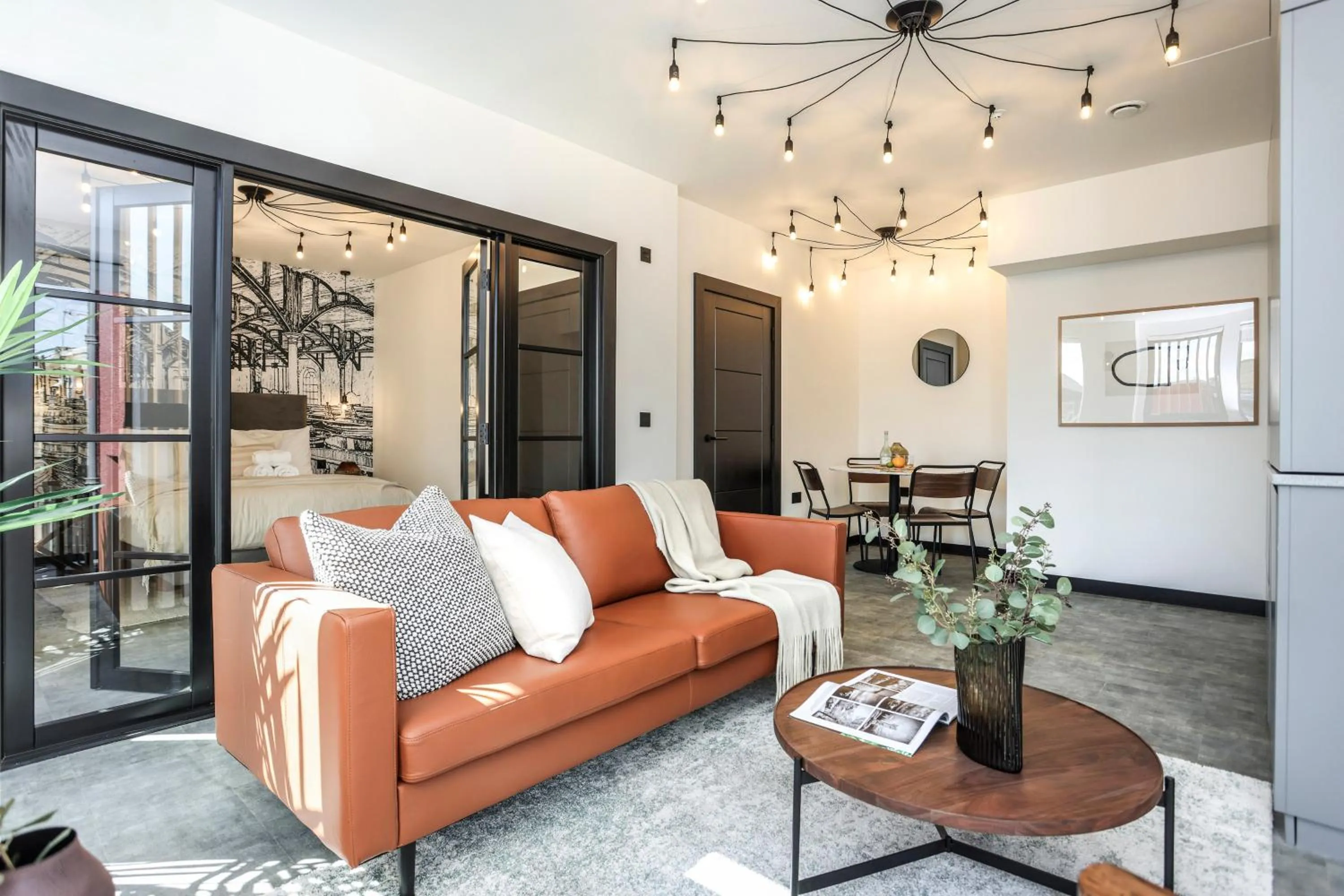 Living room in The Brewers Rooms Contemporary Aparthotel