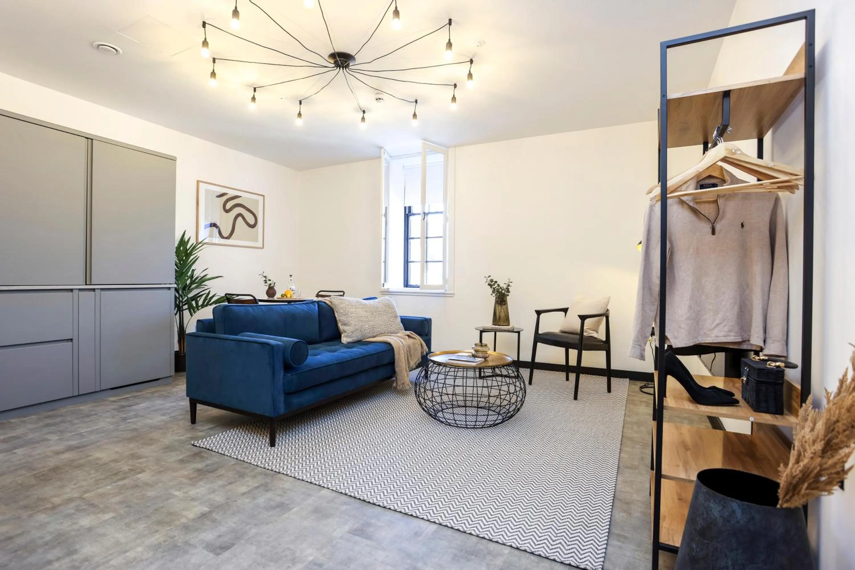 Living room in The Brewers Rooms Contemporary Aparthotel