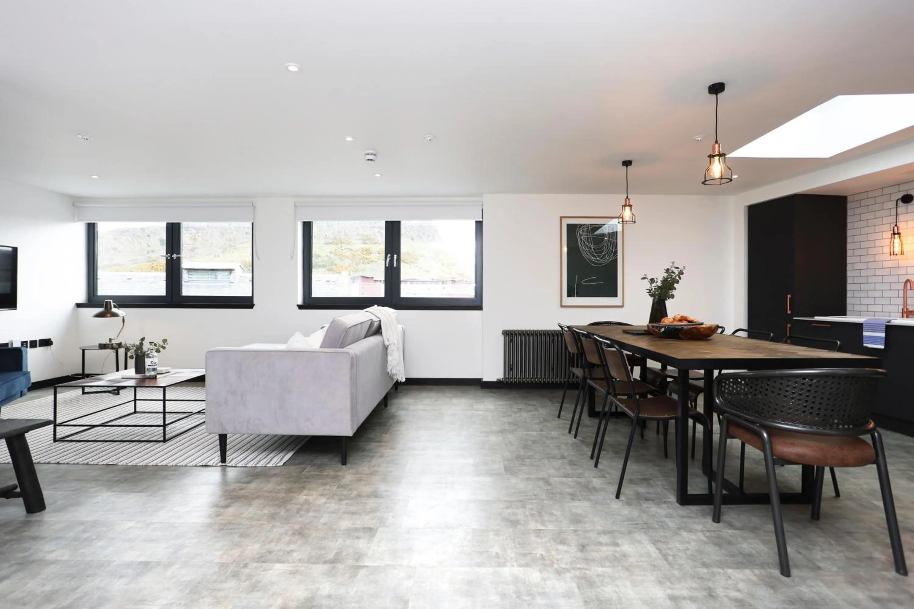 Living room in The Brewers Rooms Contemporary Aparthotel