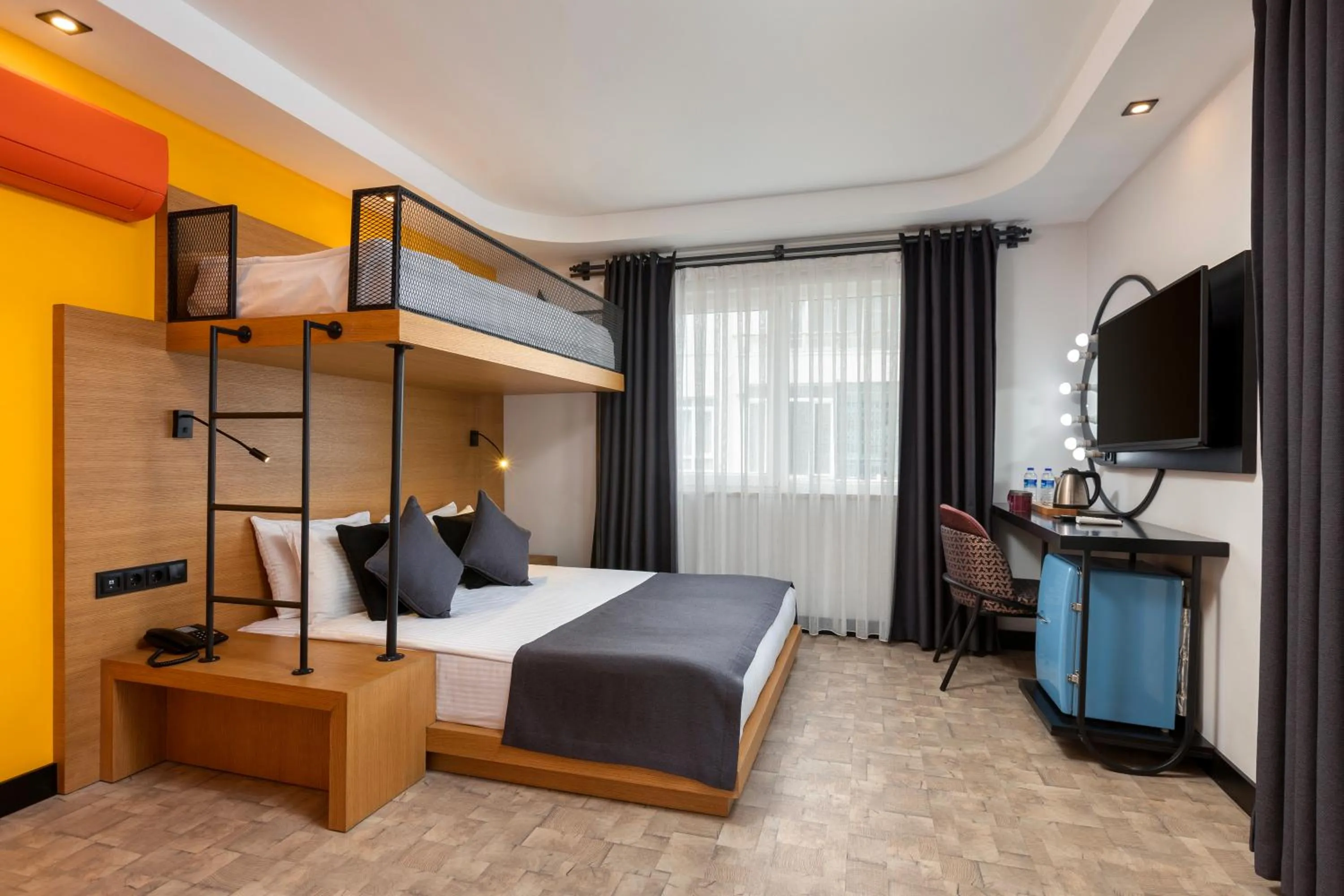 Bed in Afflon Hotels Sea Hill Concept Adult Only