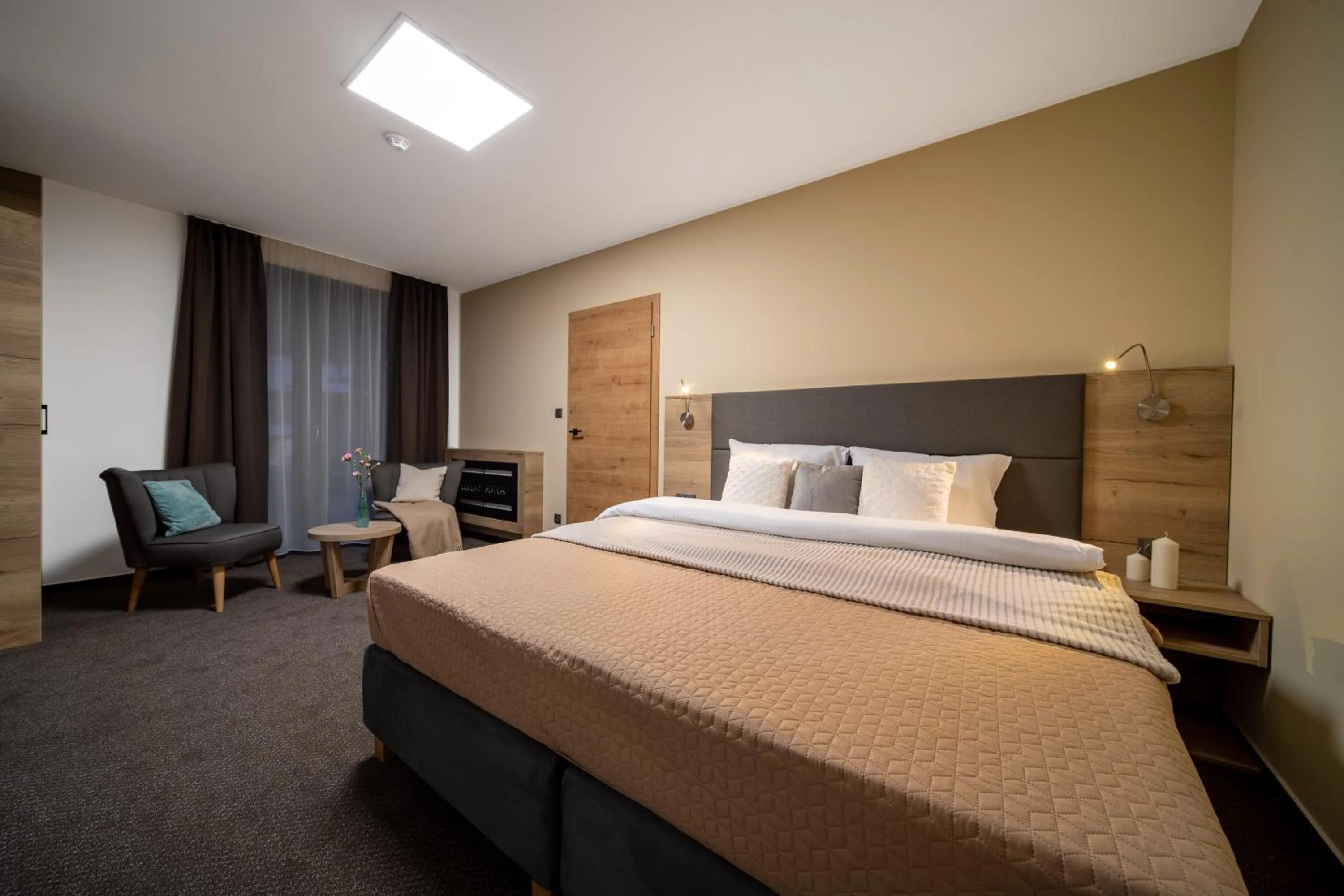 Bed in Hotel Zelený potok