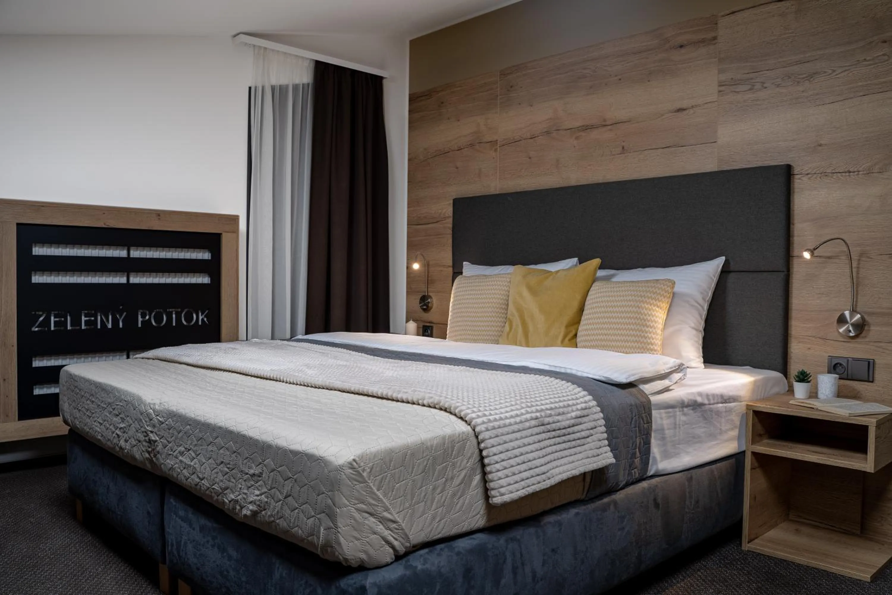 Bed in Hotel Zelený potok