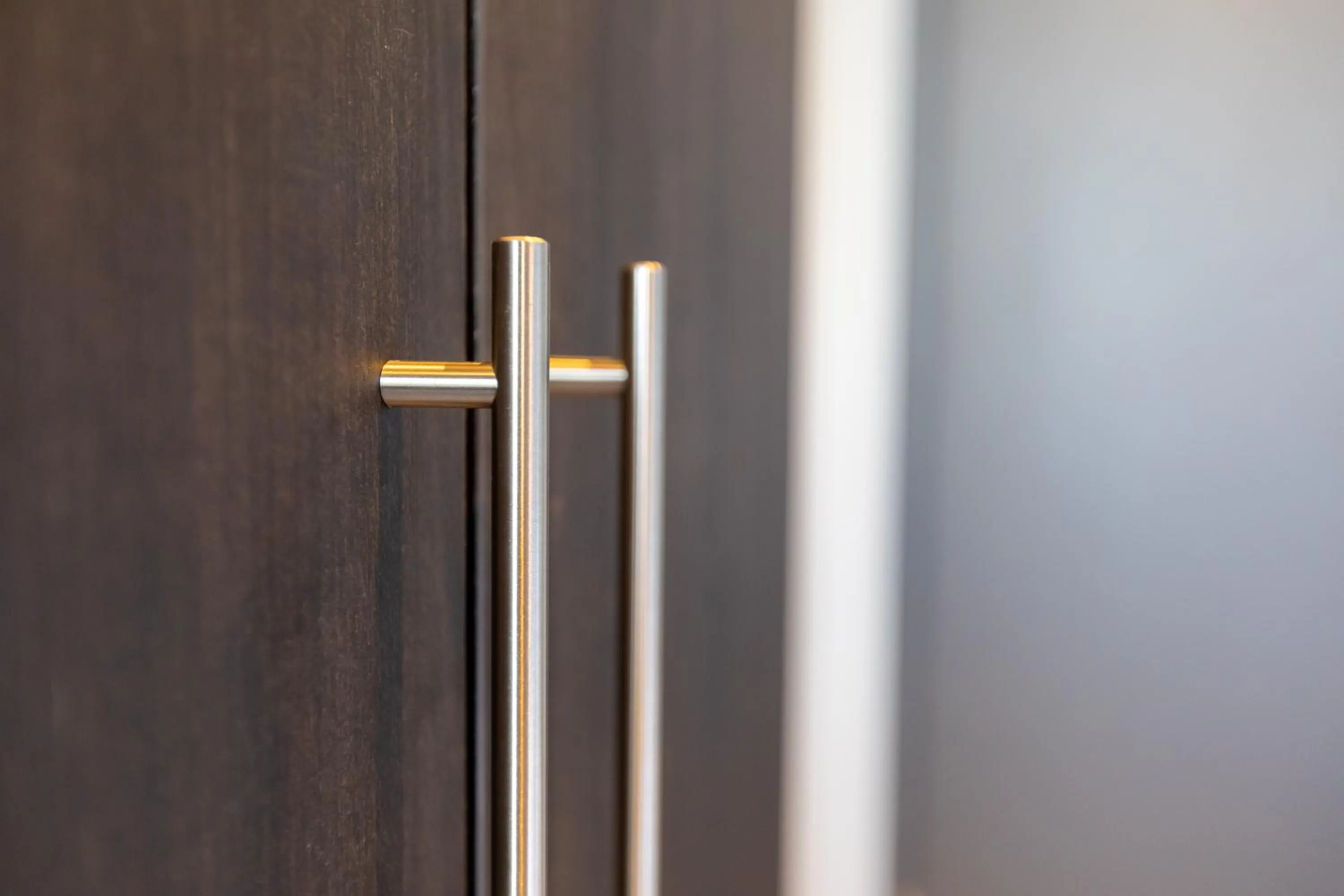 Bedroom in Akureyri Lux Apartments with hot tub access