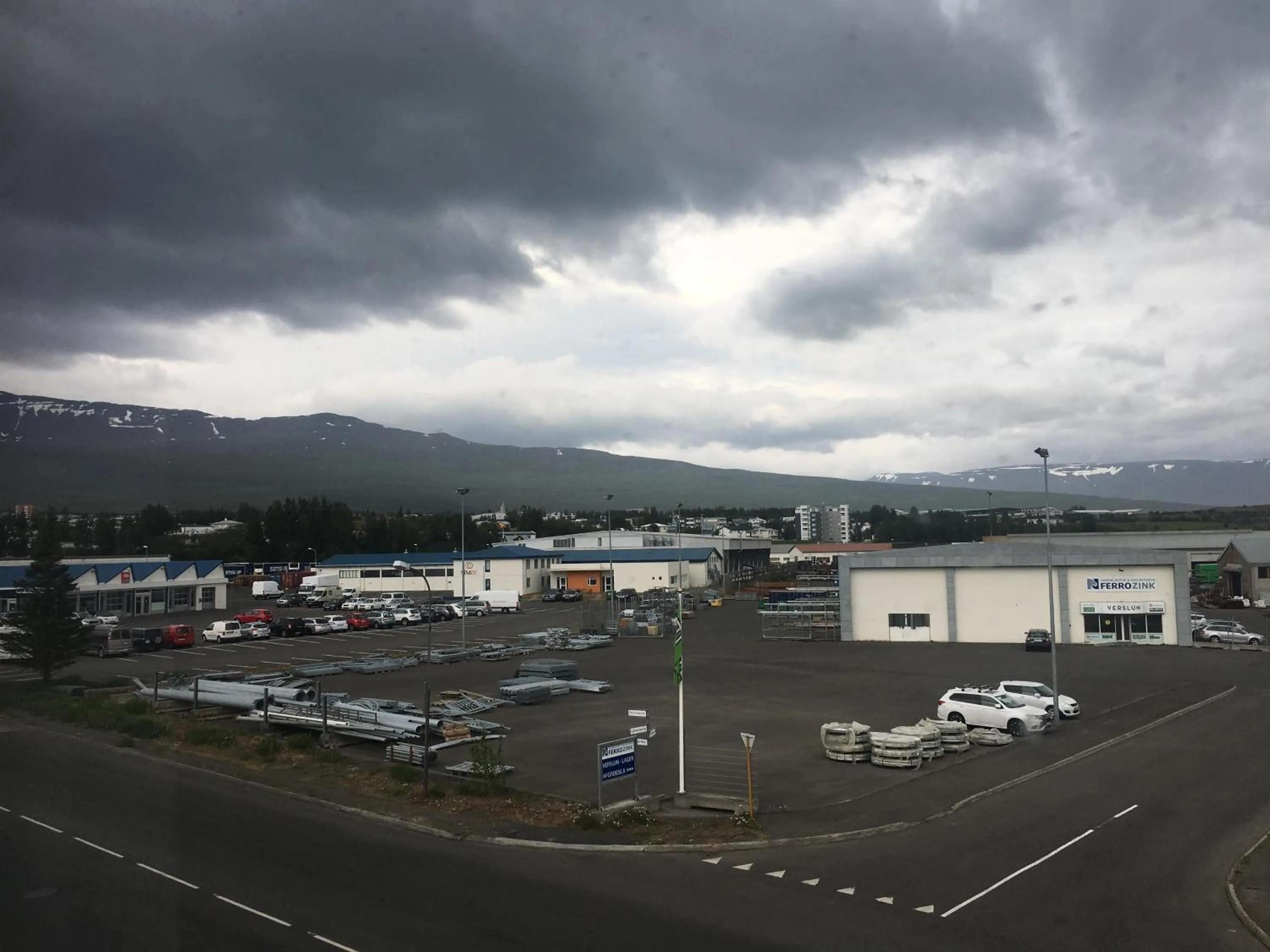 View (from property/room) in Akureyri Lux Apartments with hot tub access