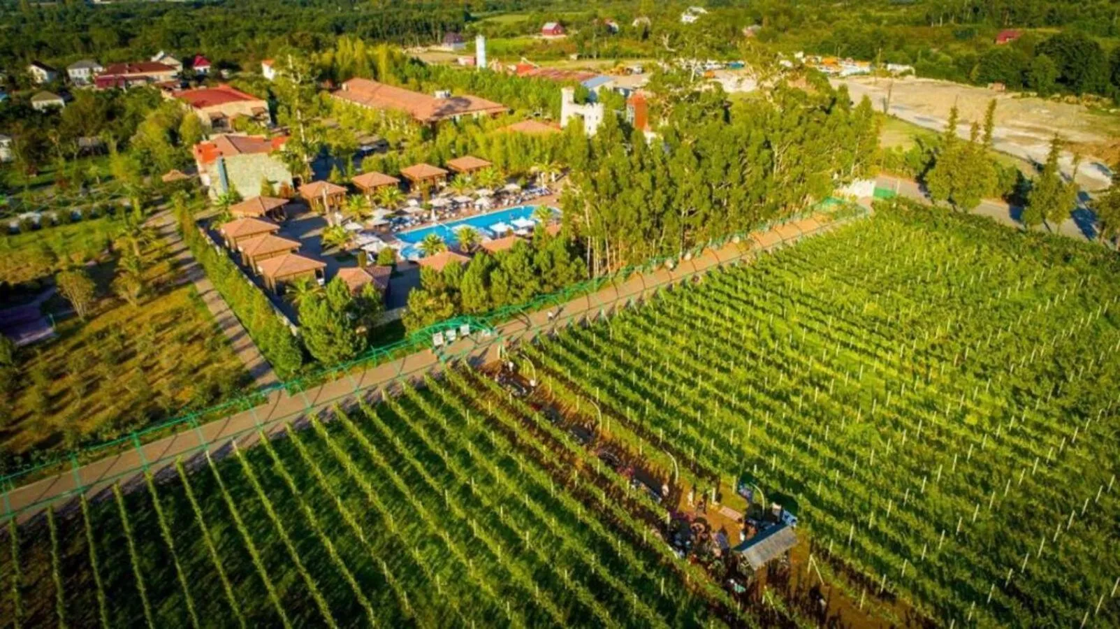 Natural landscape in Hotel Chateau Kvirike