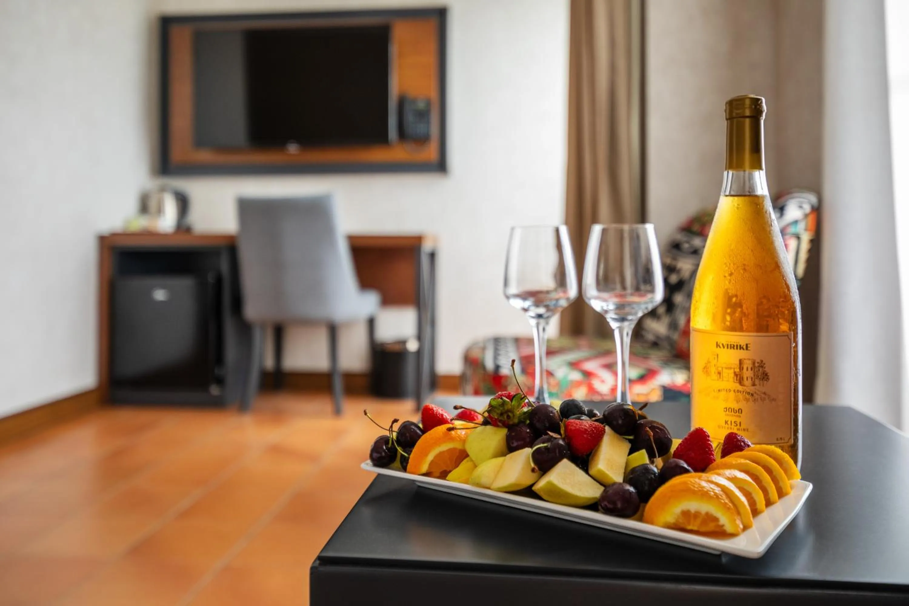 Food and drinks in Hotel Chateau Kvirike