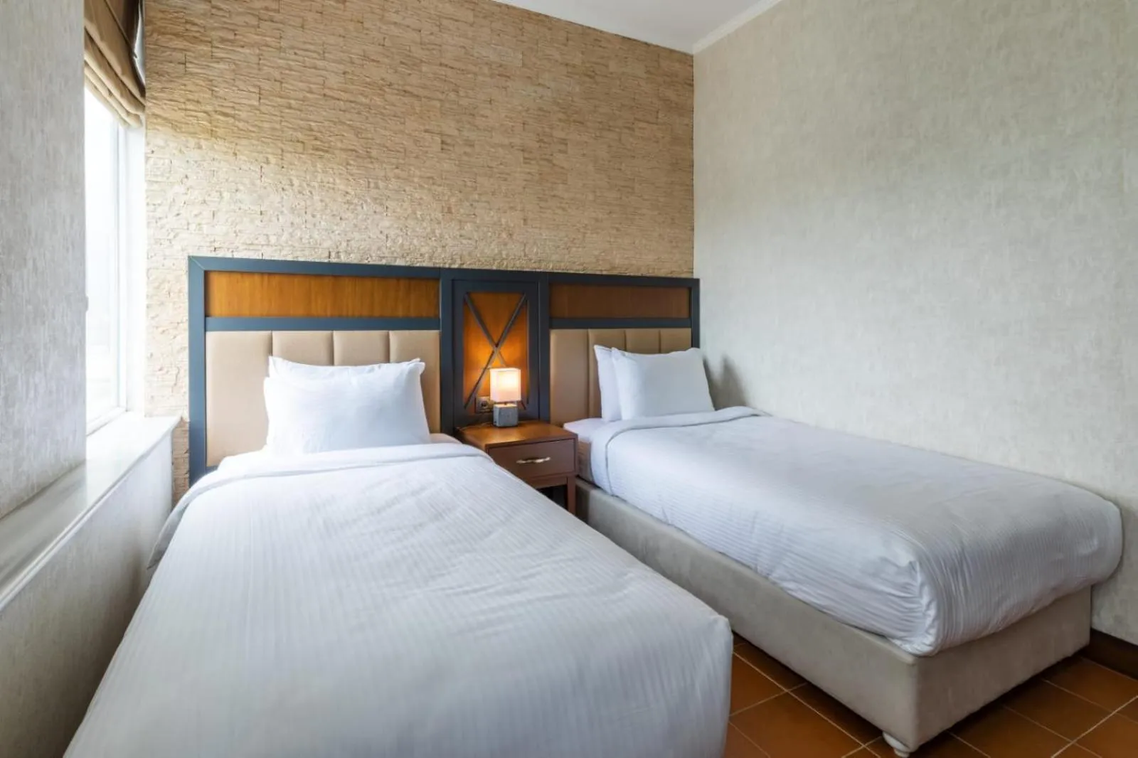 Bed in Hotel Chateau Kvirike