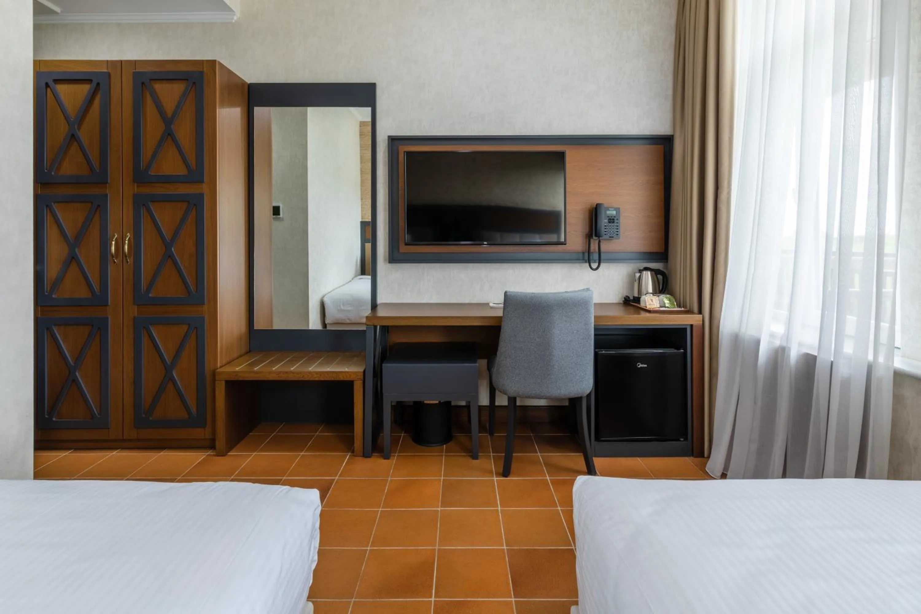 hair dresser in Hotel Chateau Kvirike