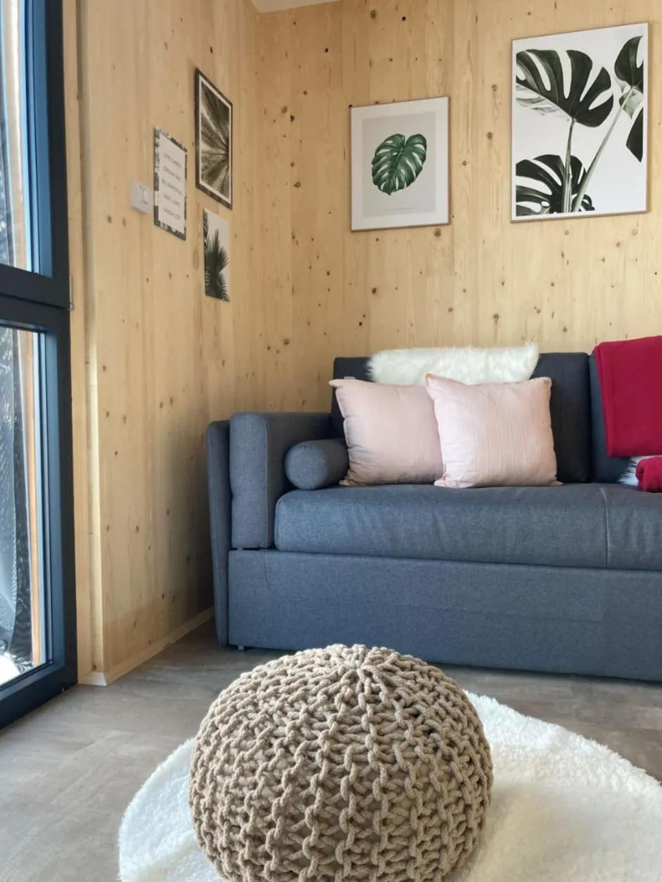 Living room in Kantor Village am Millstätter See - Boutique-Chalets und Lodges