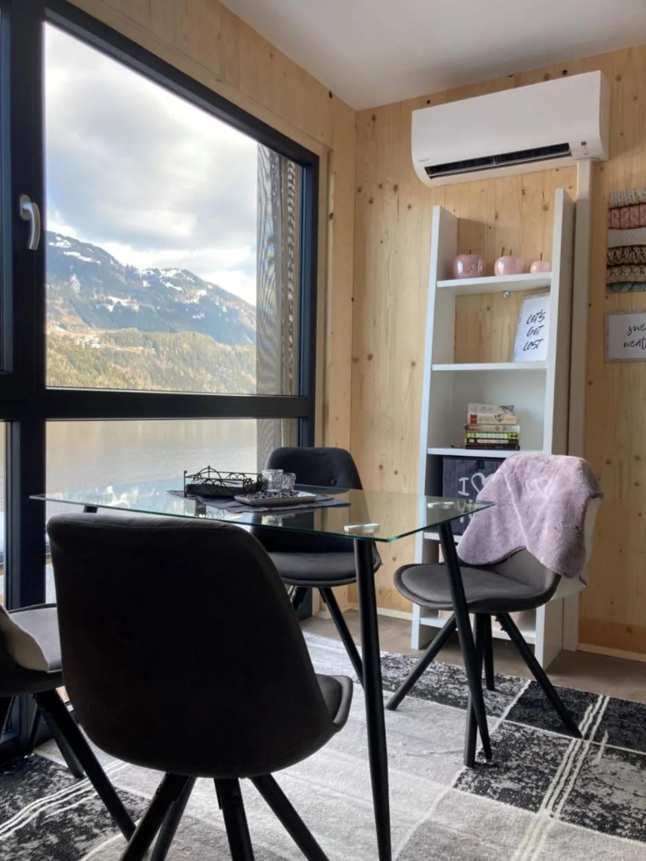 Dining area in Kantor Village am Millstätter See - Boutique-Chalets und Lodges