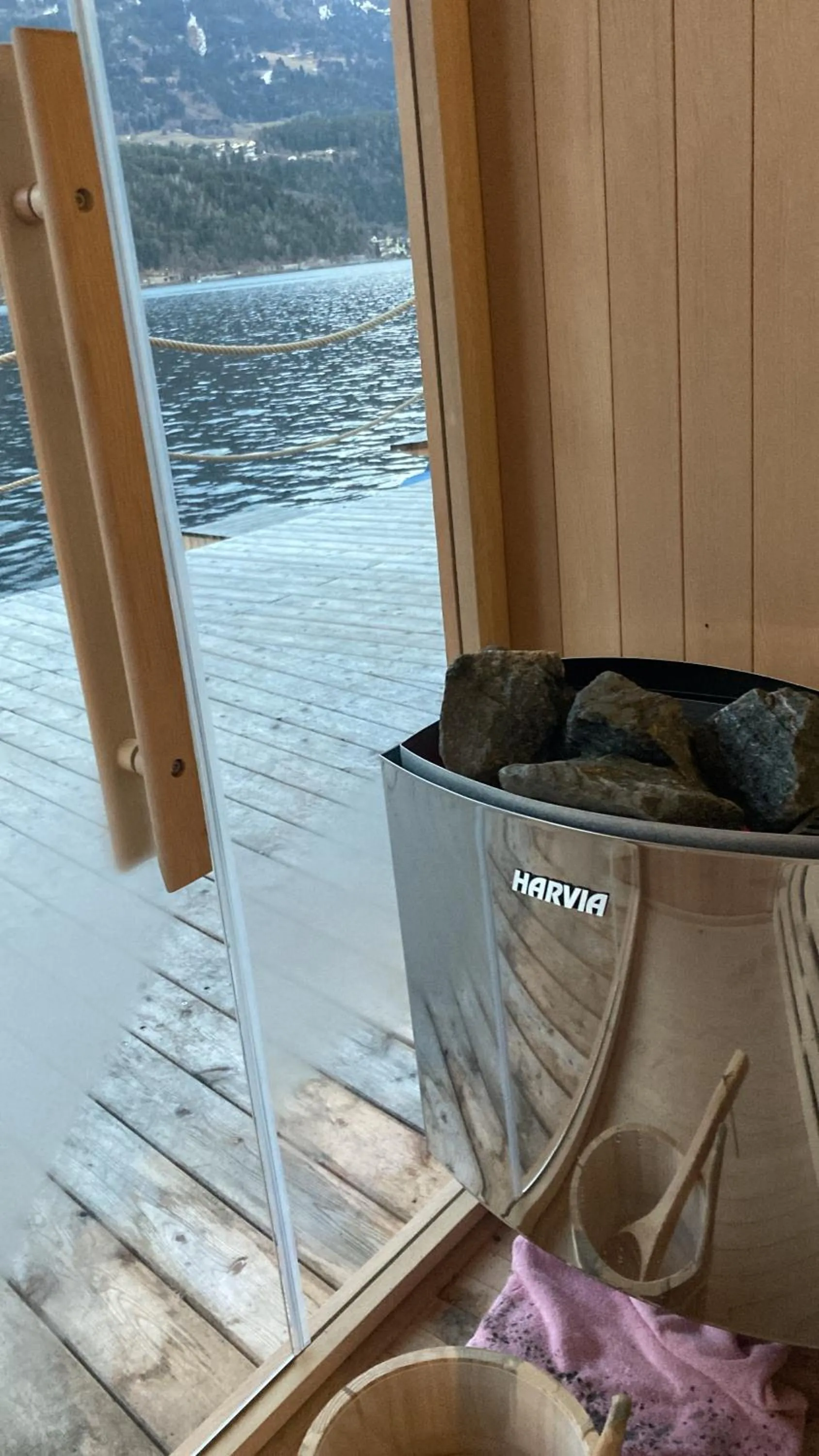 Sauna in Kantor Village am Millstätter See - Boutique-Chalets und Lodges