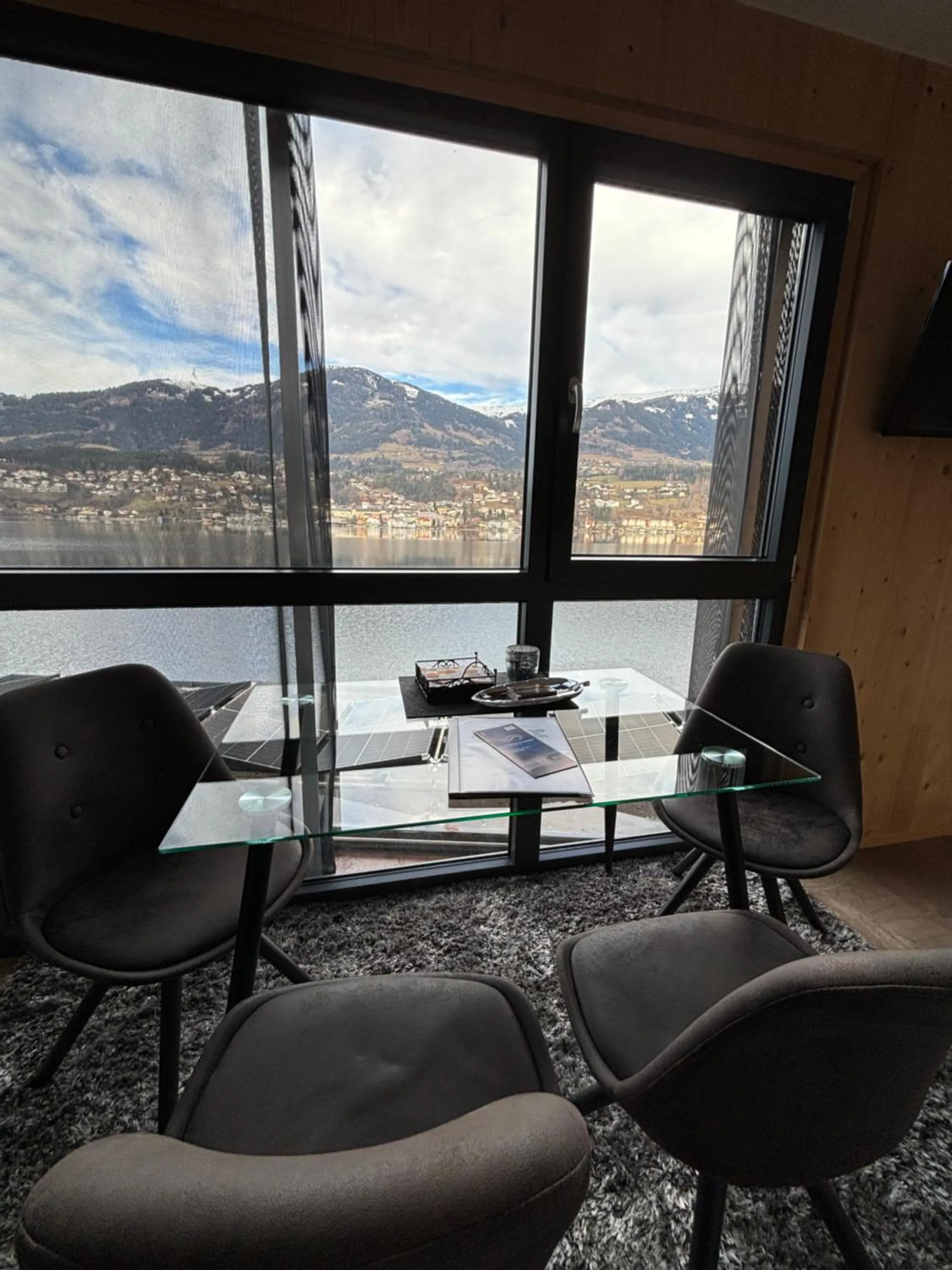 Seating area in Kantor Village am Millstätter See - Boutique-Chalets und Lodges
