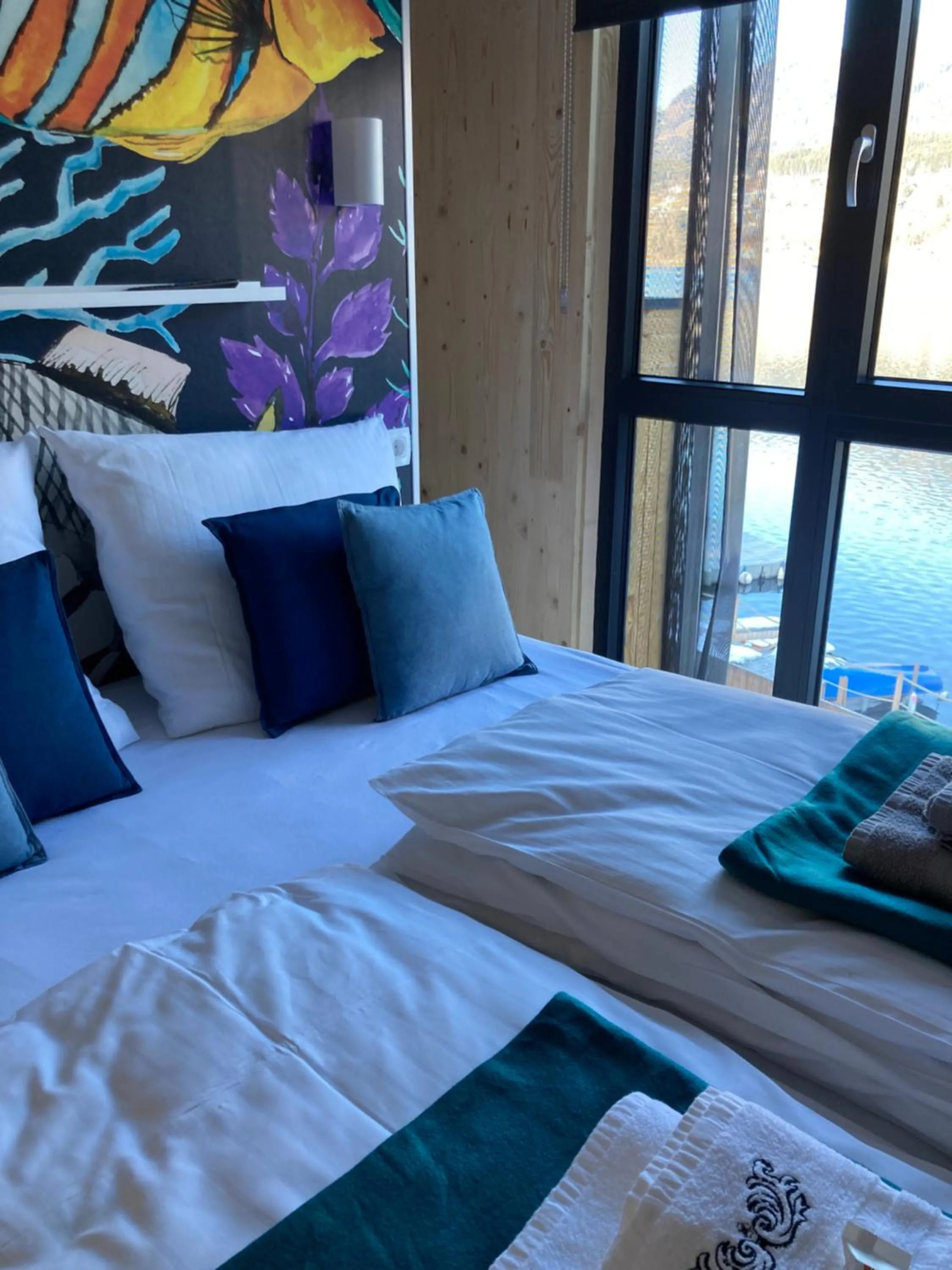 Bed in Kantor Village am Millstätter See - Boutique-Chalets und Lodges