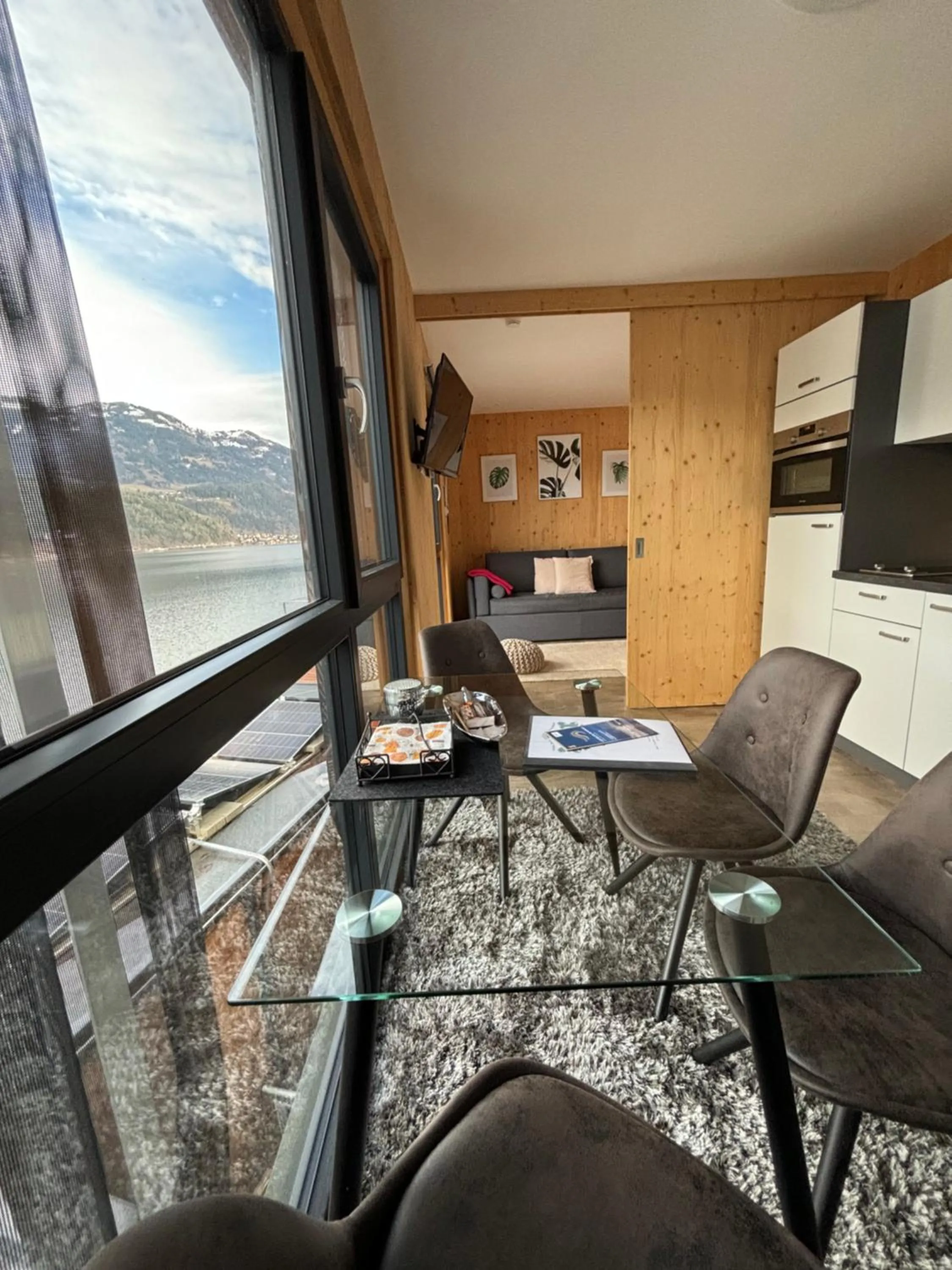 Seating area in Kantor Village am Millstätter See - Boutique-Chalets und Lodges