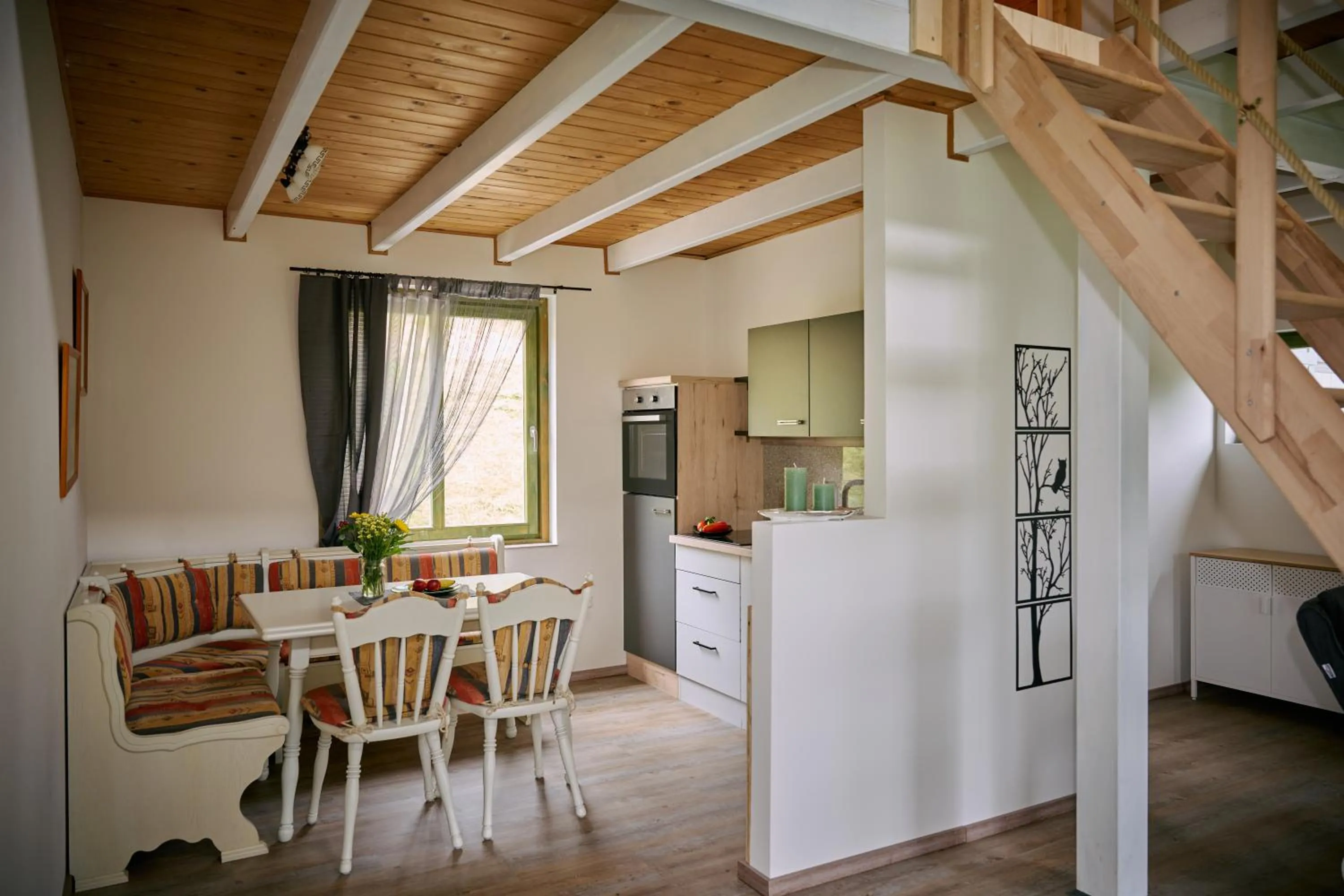 Kitchen or kitchenette in Kantor Village am Millstätter See - Boutique-Chalets und Lodges