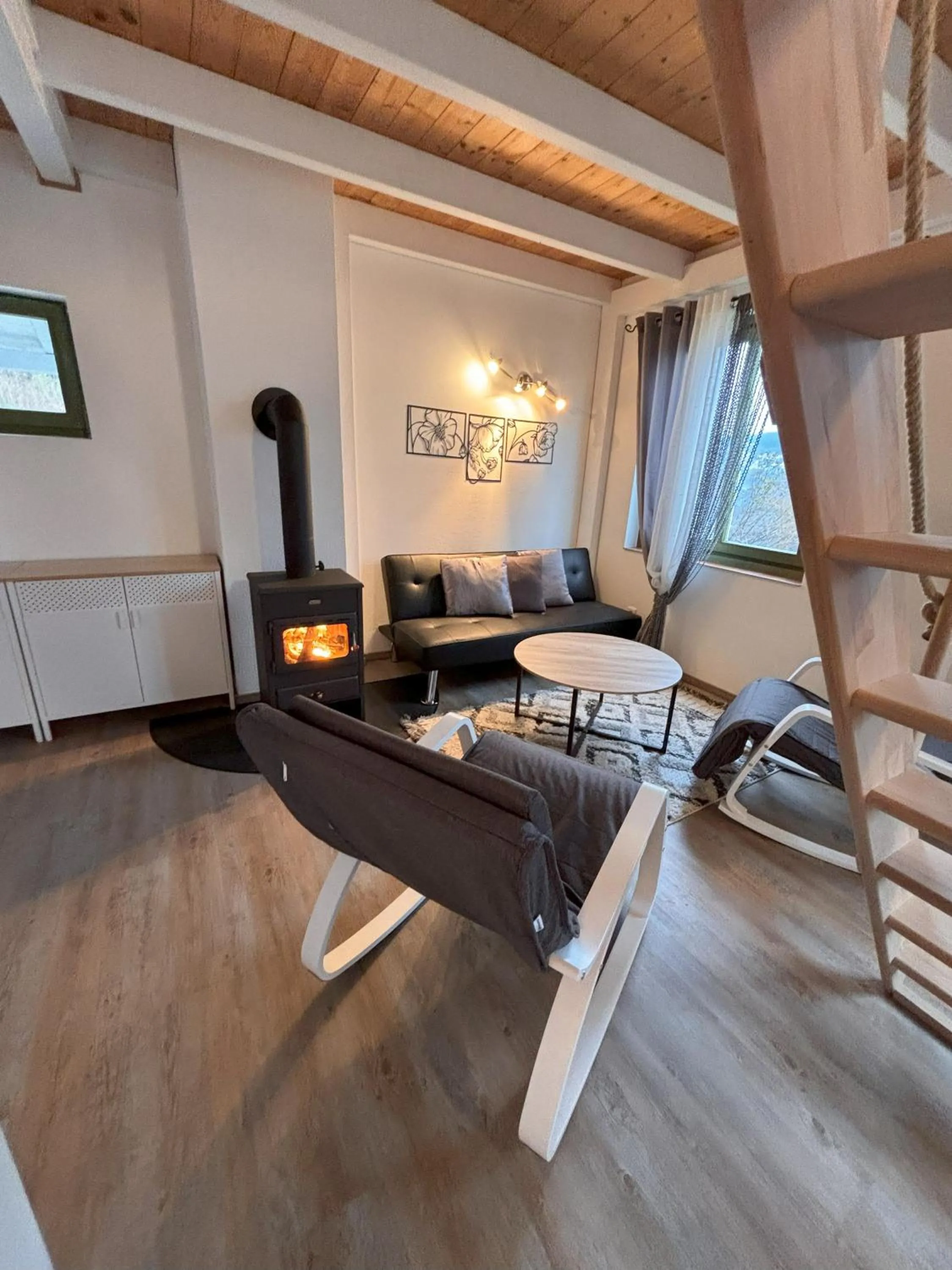 Living room in Kantor Village am Millstätter See - Boutique-Chalets und Lodges