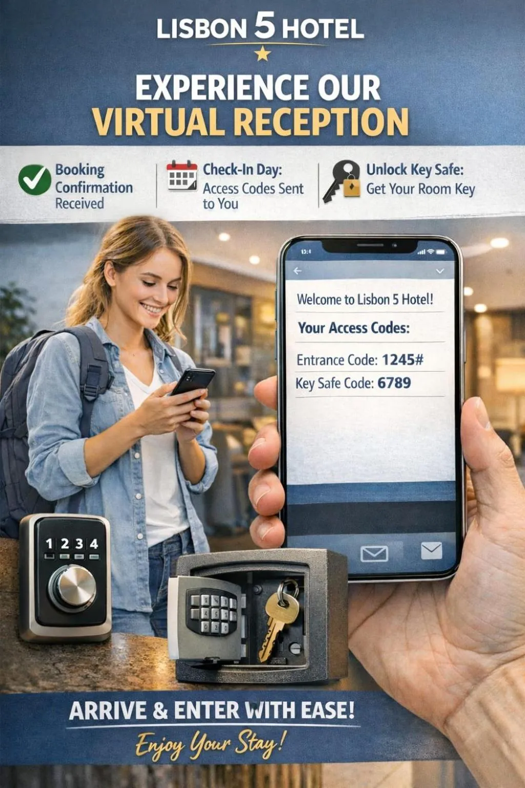 Lobby or reception in Lisbon 5 Hotel