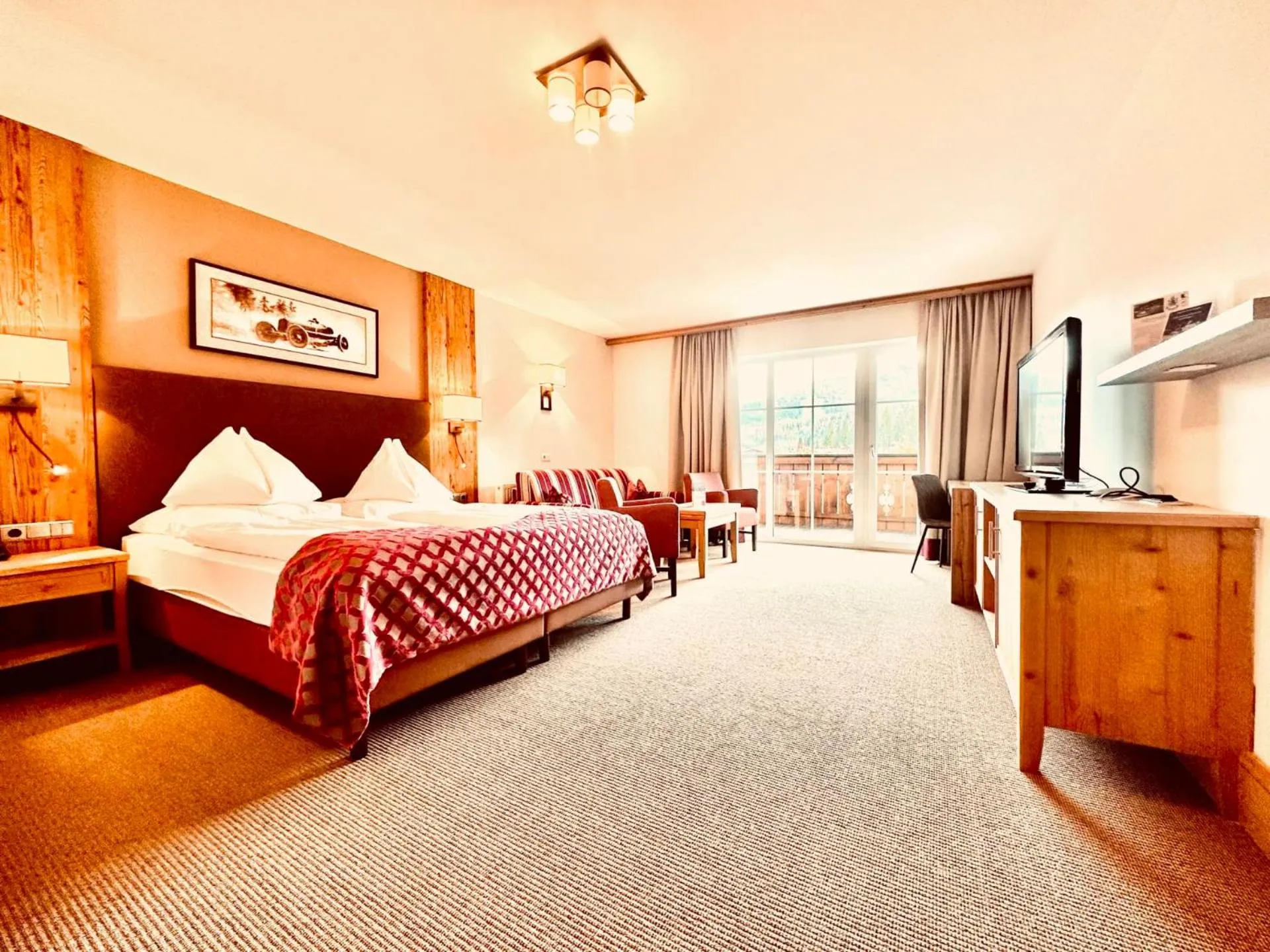 Bed in Hotel Das Urbisgut