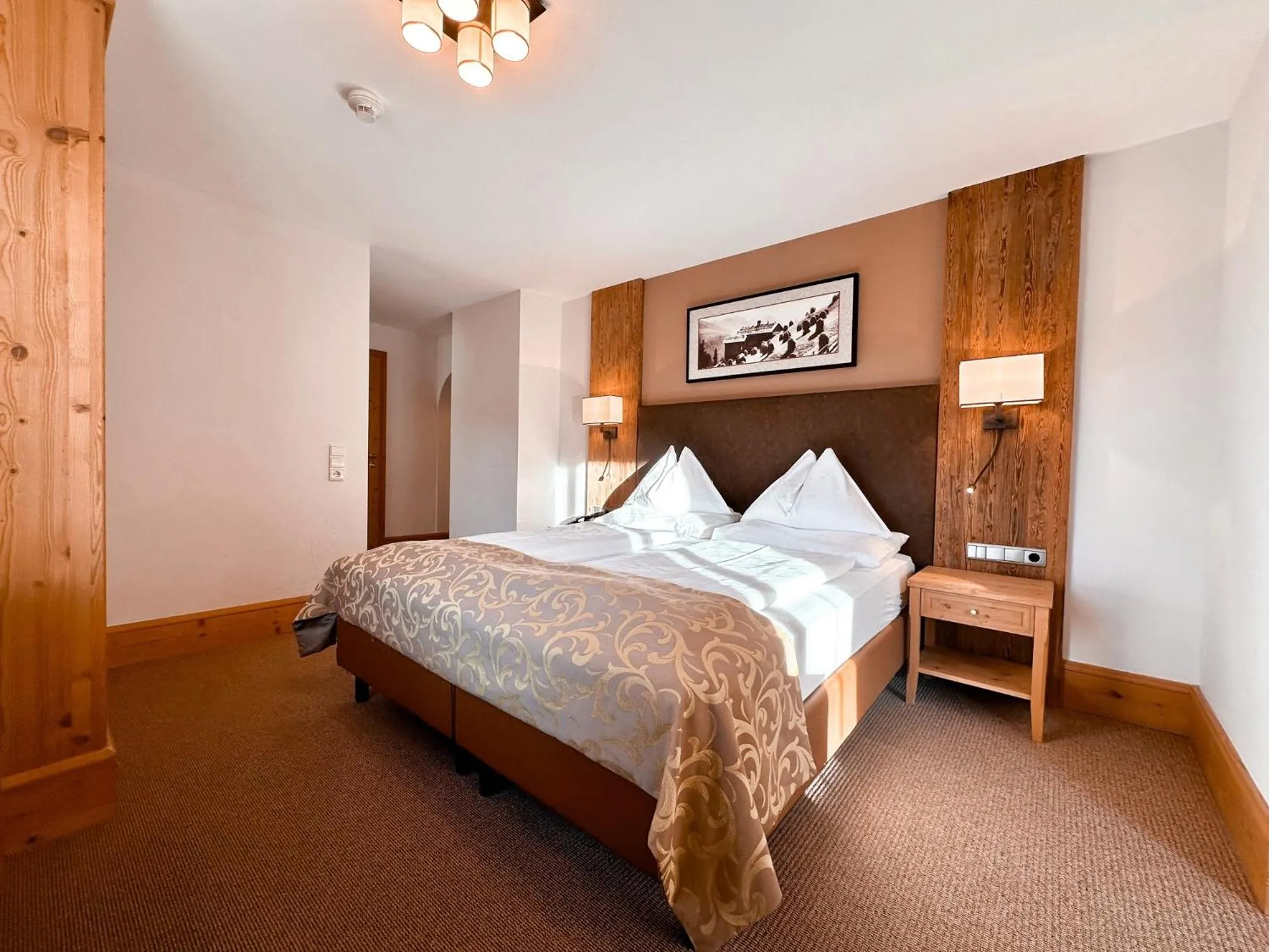 Bed in Hotel Das Urbisgut