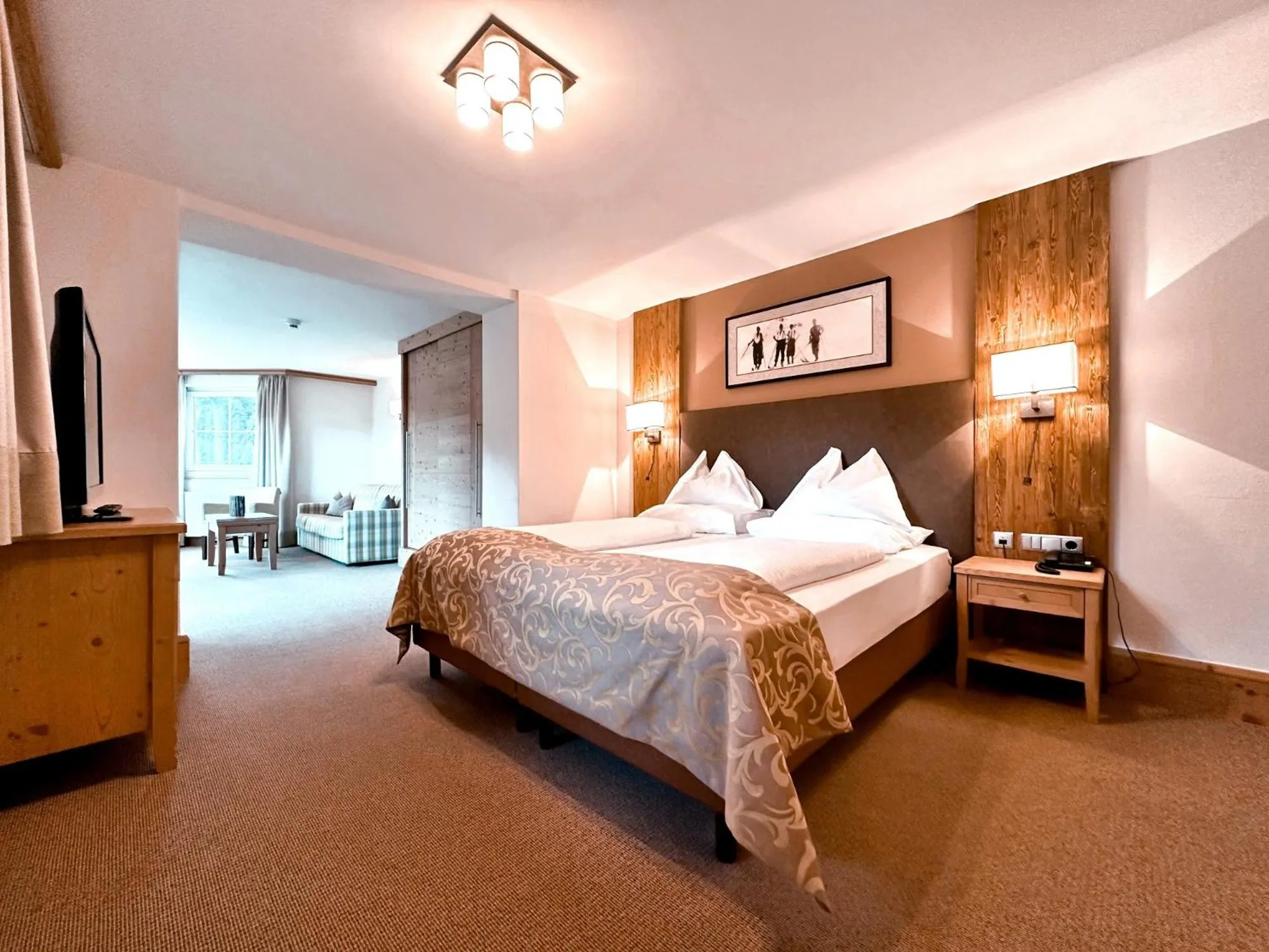 Bed in Hotel Das Urbisgut