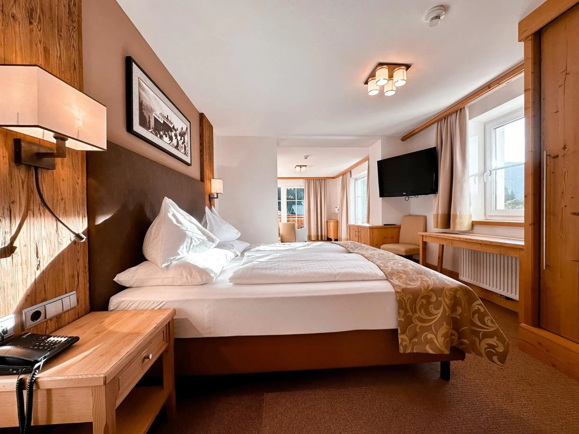 Bed in Hotel Das Urbisgut