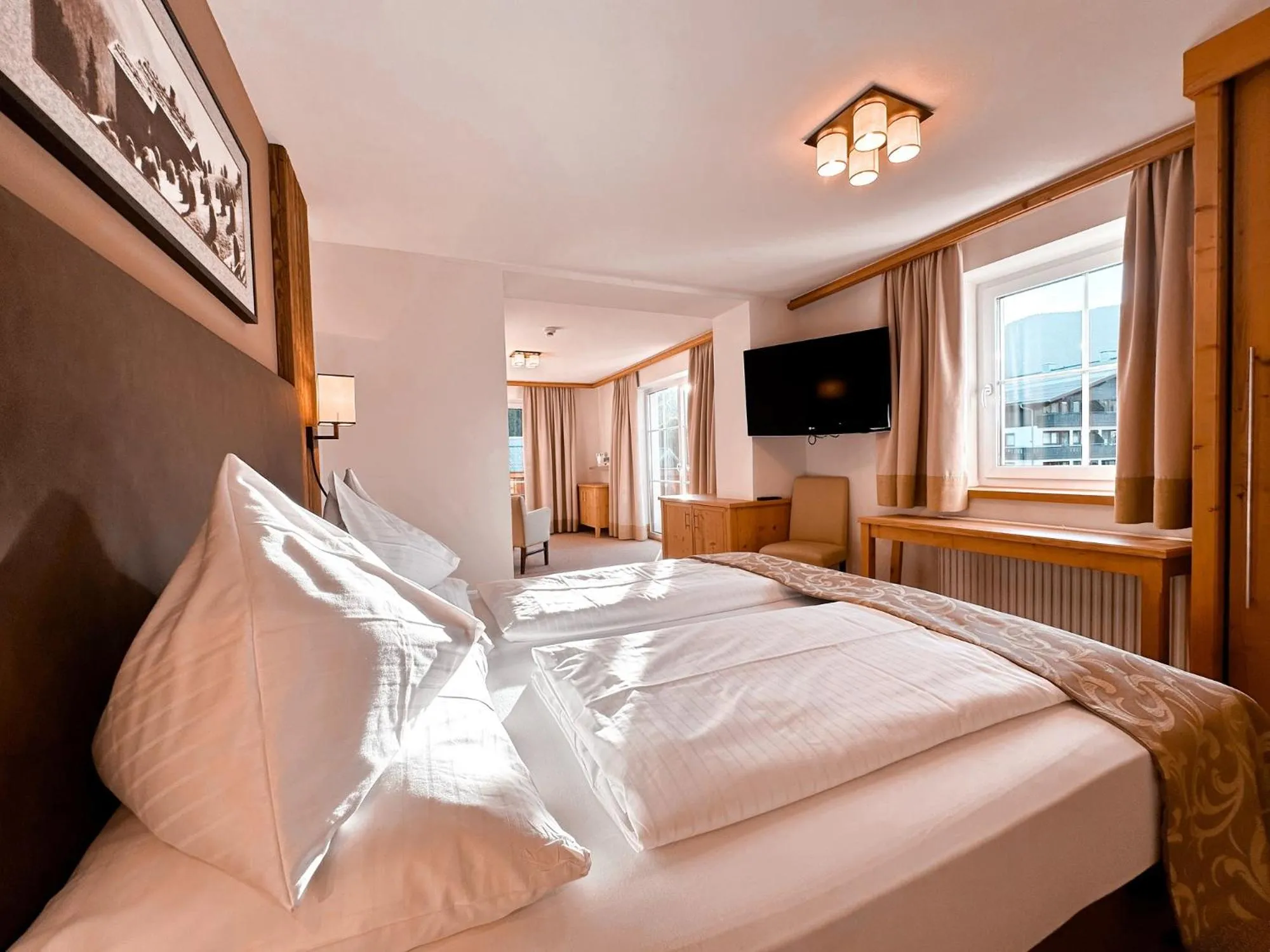 Bed in Hotel Das Urbisgut