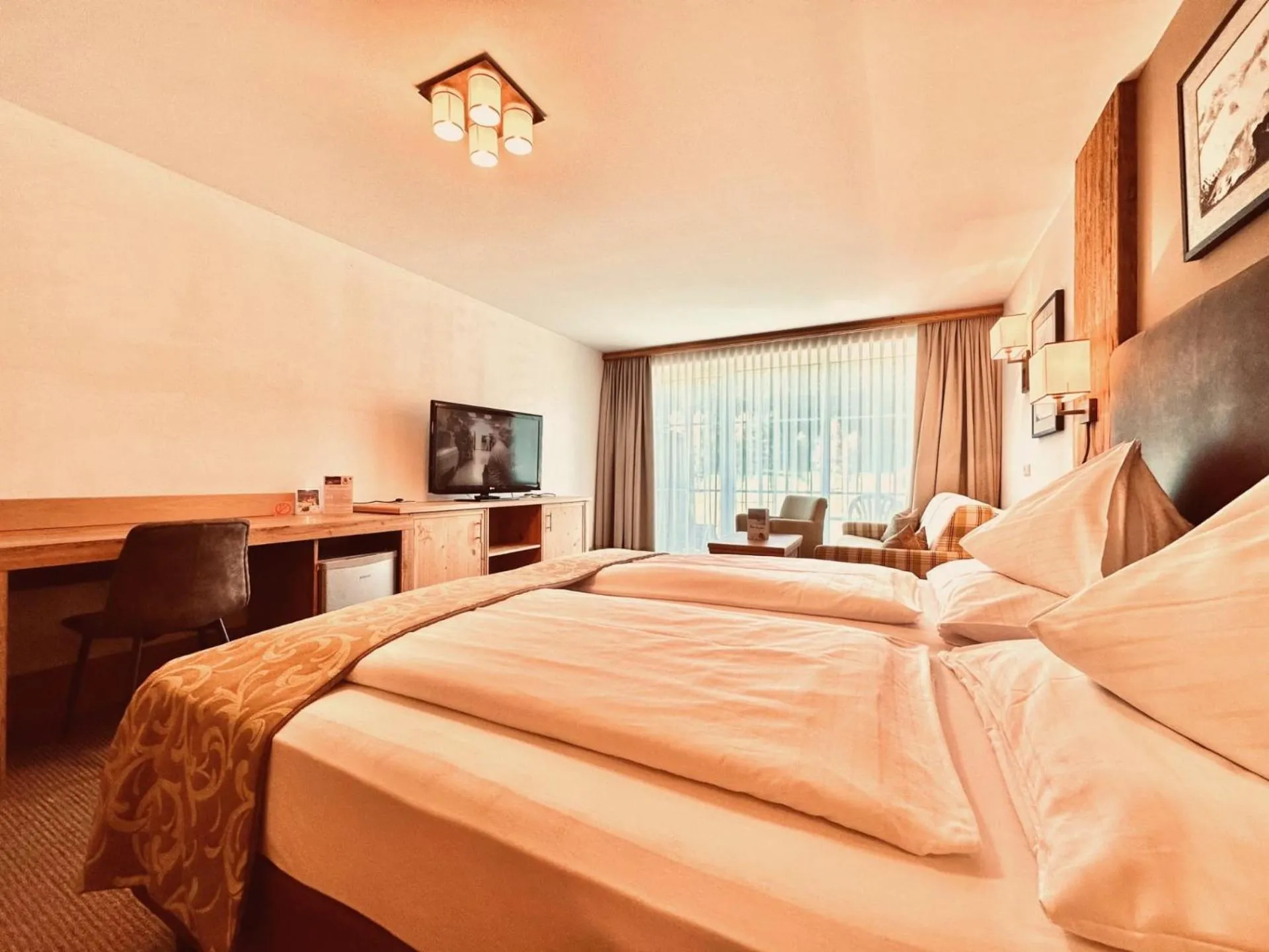 Bed in Hotel Das Urbisgut