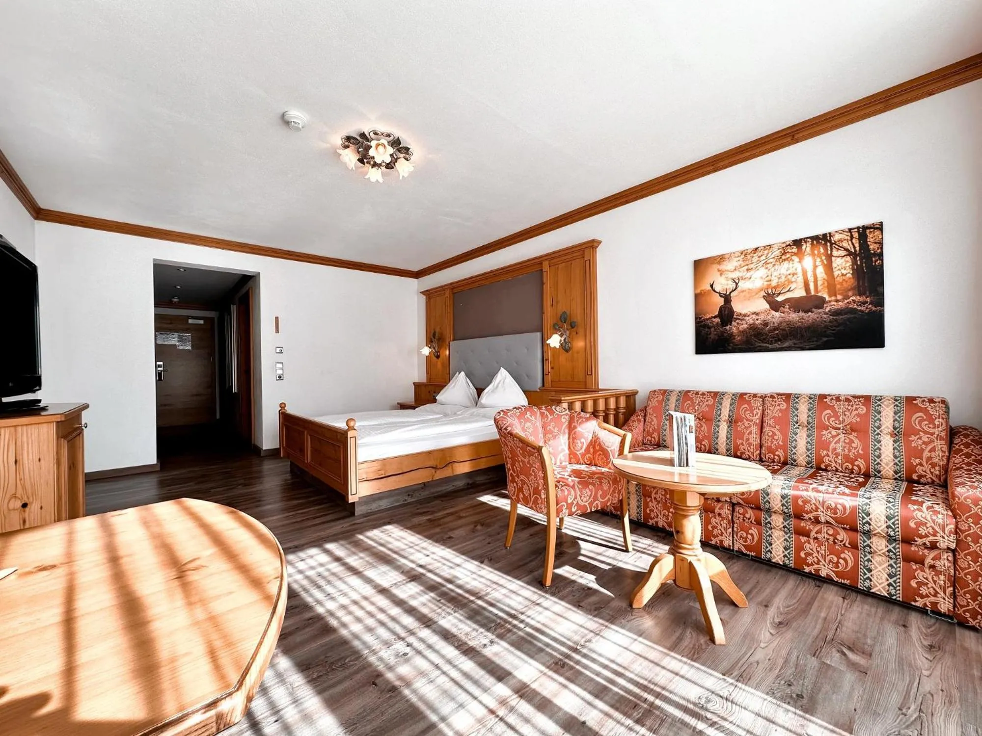 Bed in Hotel Das Urbisgut